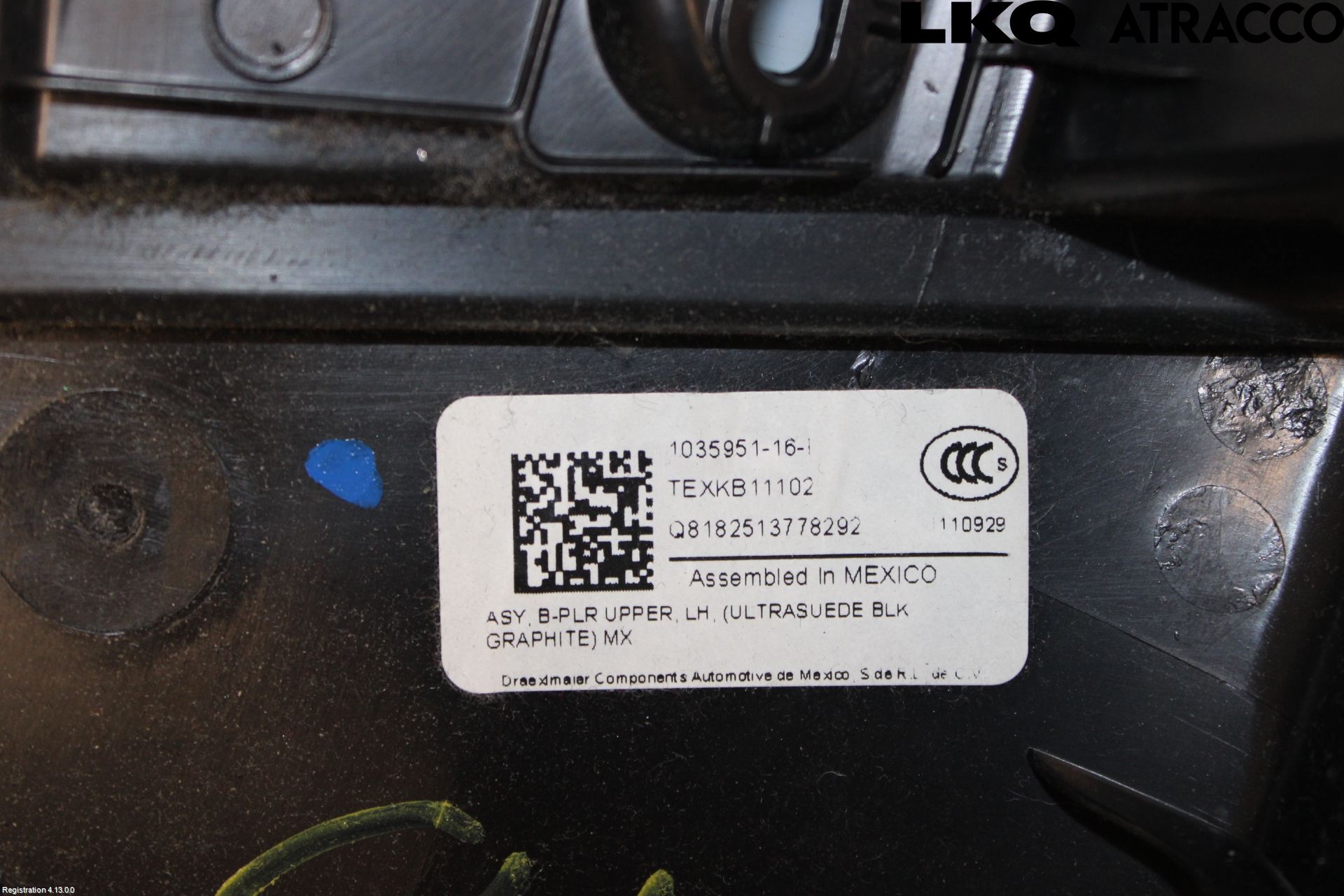 Tesla MODEL X 16- Innr Deksel A-B-C Stolpe