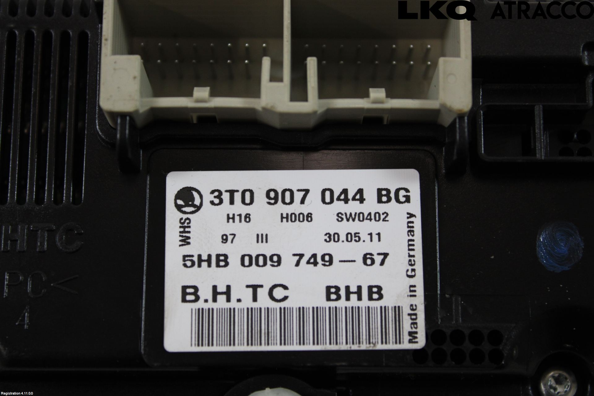 Skoda OCTAVIA (1Z) 05-13 Varmeapparat Panel(Regulering)