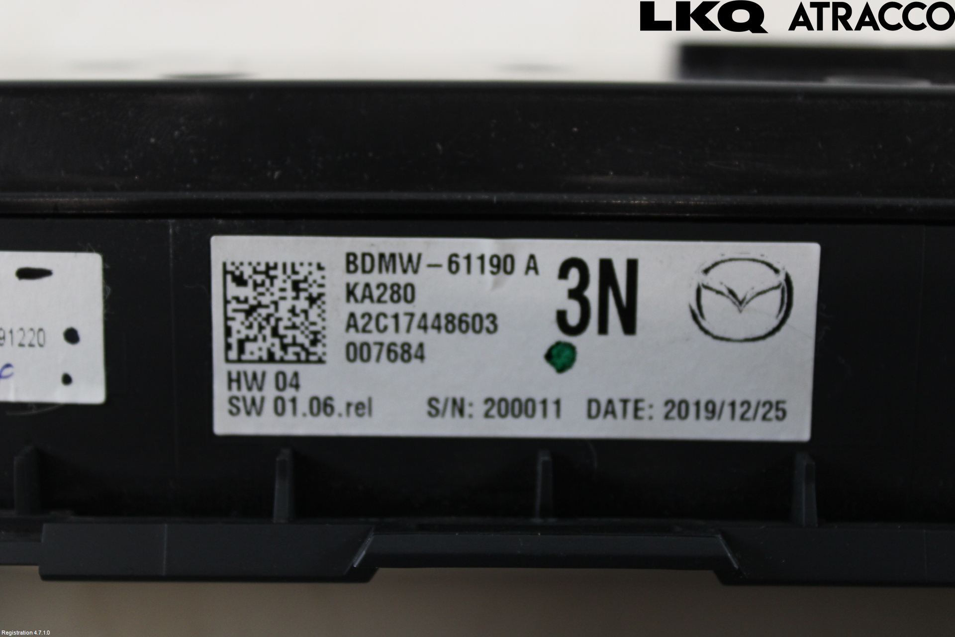 Mazda CX-30 20- Varmeapparat Panel(Regulering)