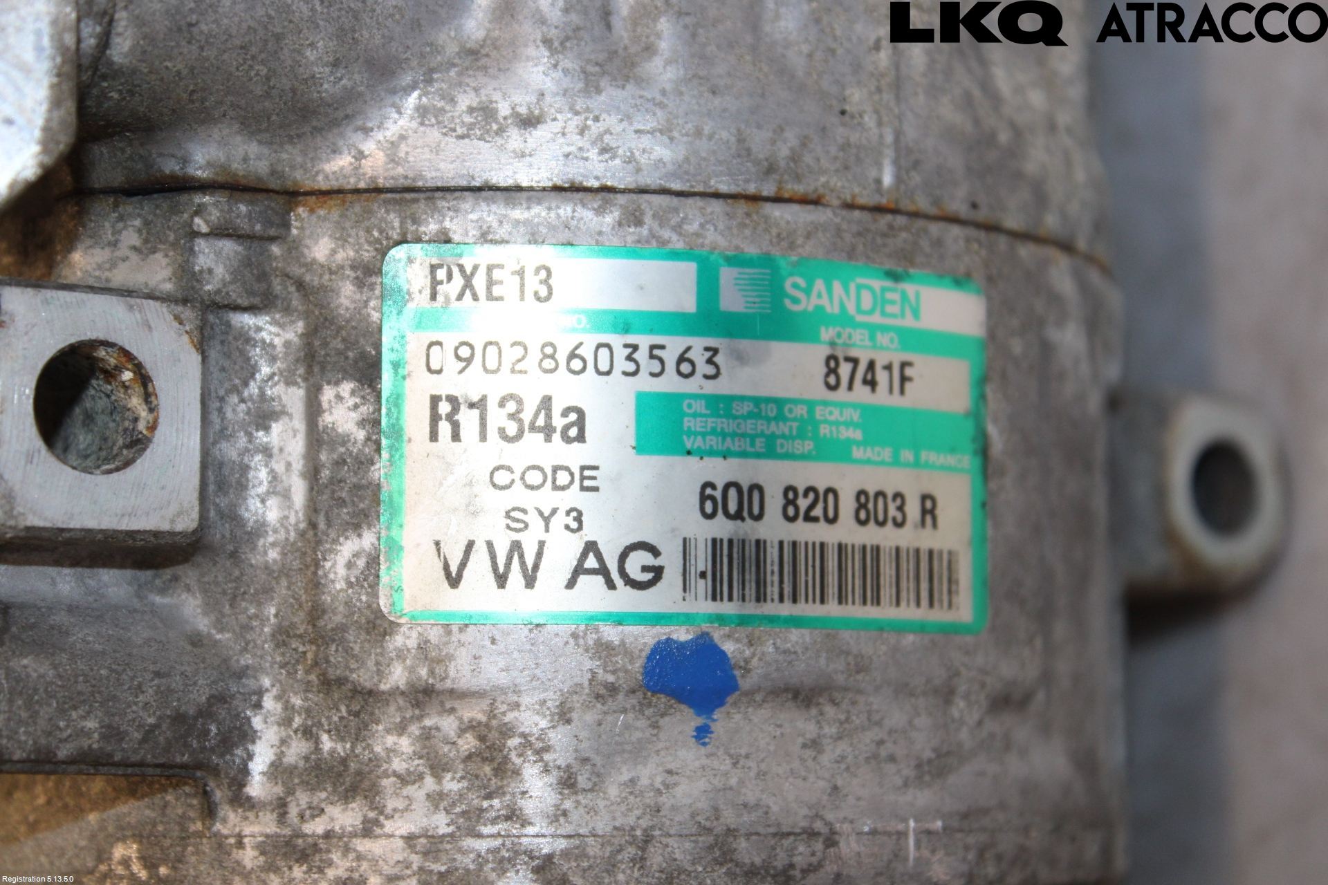 Volkswagen VW POLO 05-09 Varme Ac Kompressor