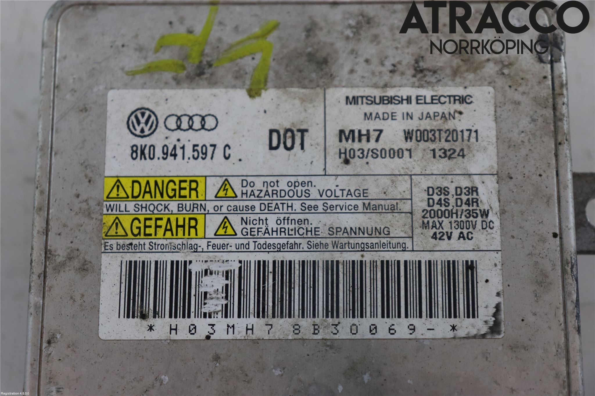 Audi A3/S3 05-13 Styreenhet Xenon