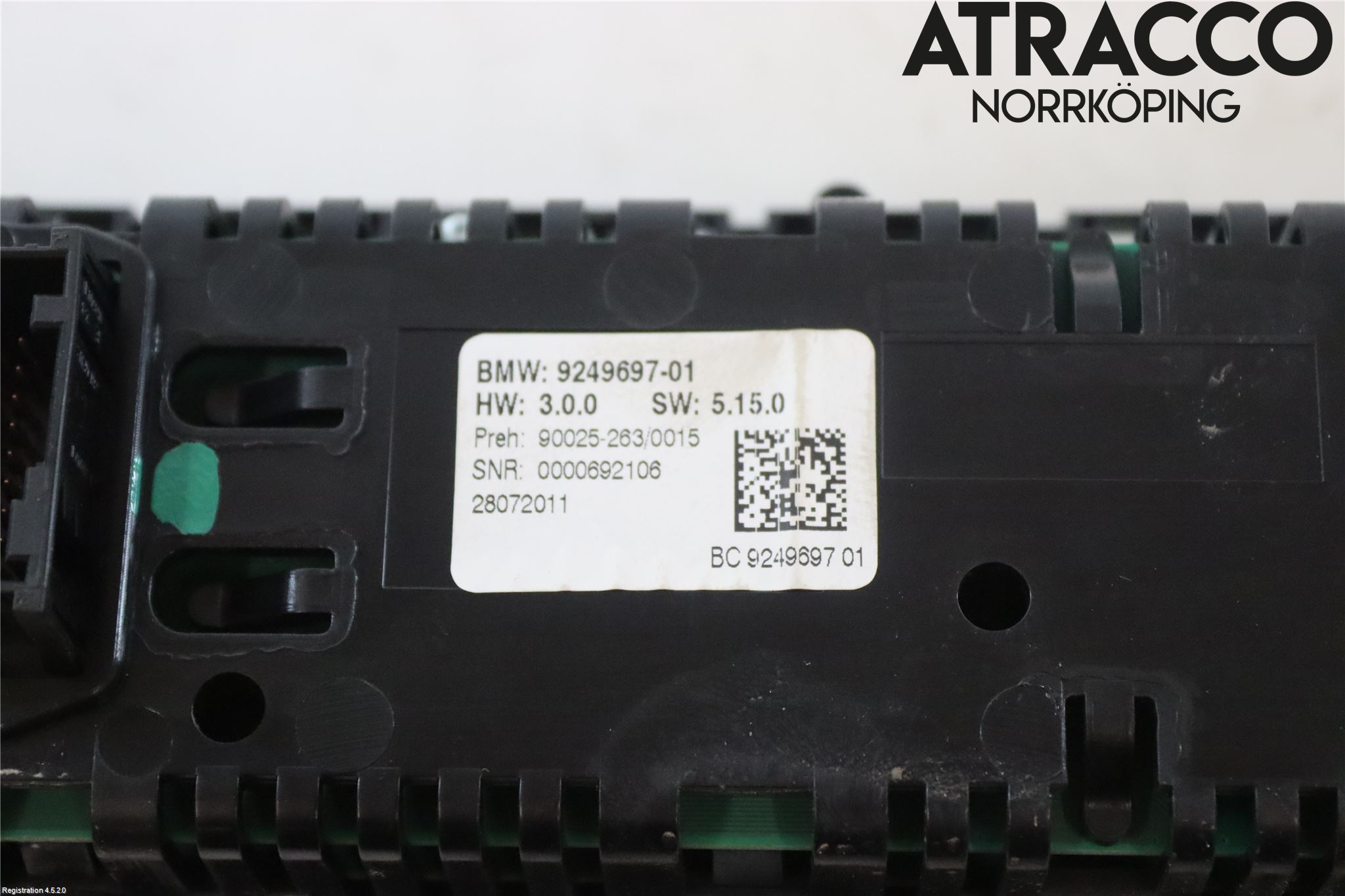 BMW 5 F10/F11/F18 09-17 Varmeapparat Panel(Regulering)