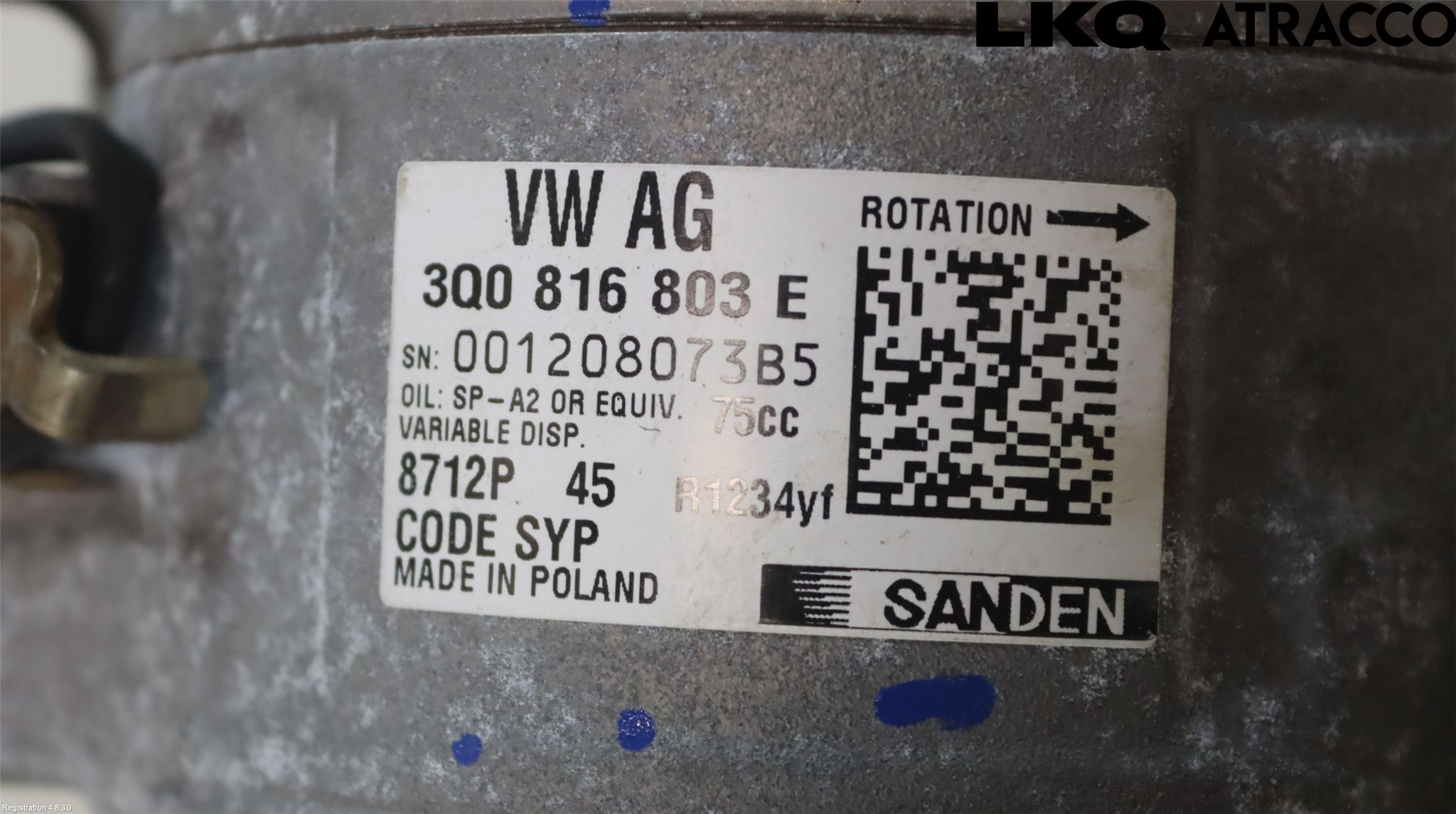 Skoda KAMIQ 20- Varme Ac Kompressor