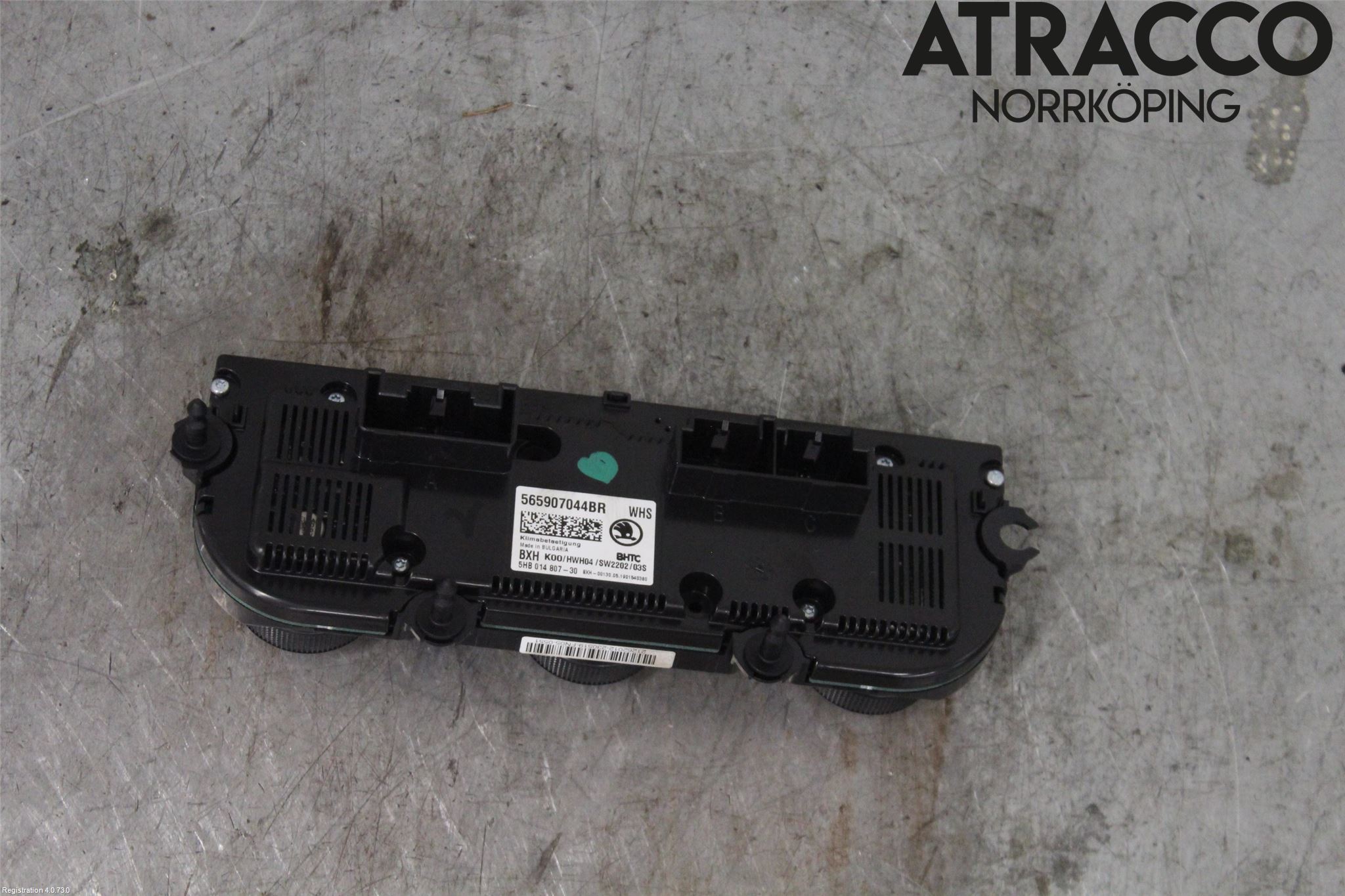 Skoda KODIAQ 17-24 Varmeapparat Panel(Regulering)