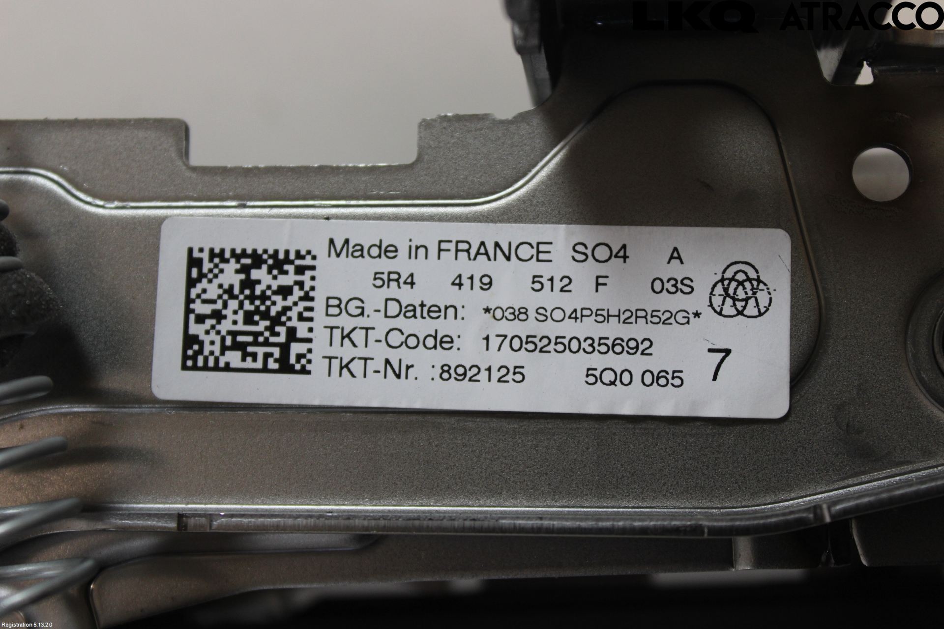 Skoda KODIAQ 24- Rattakselaggregat Justerbart