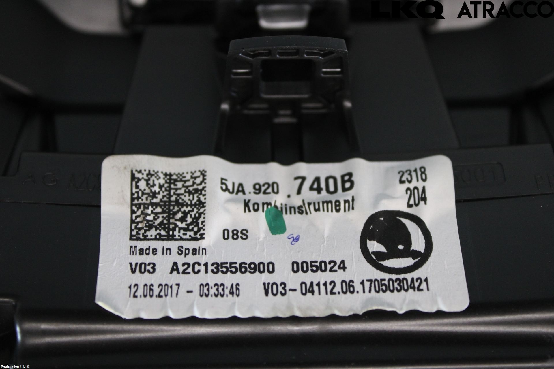 Skoda RAPID Instr Kombinert