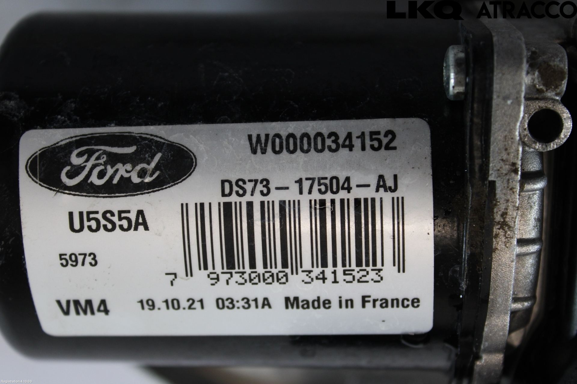Ford MONDEO 15-22 Viskermotor Frontrute