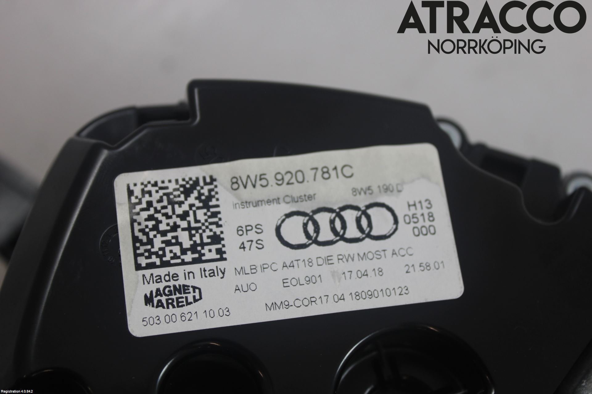 Audi A4/S4 B9 16-19 Instr Kombinert