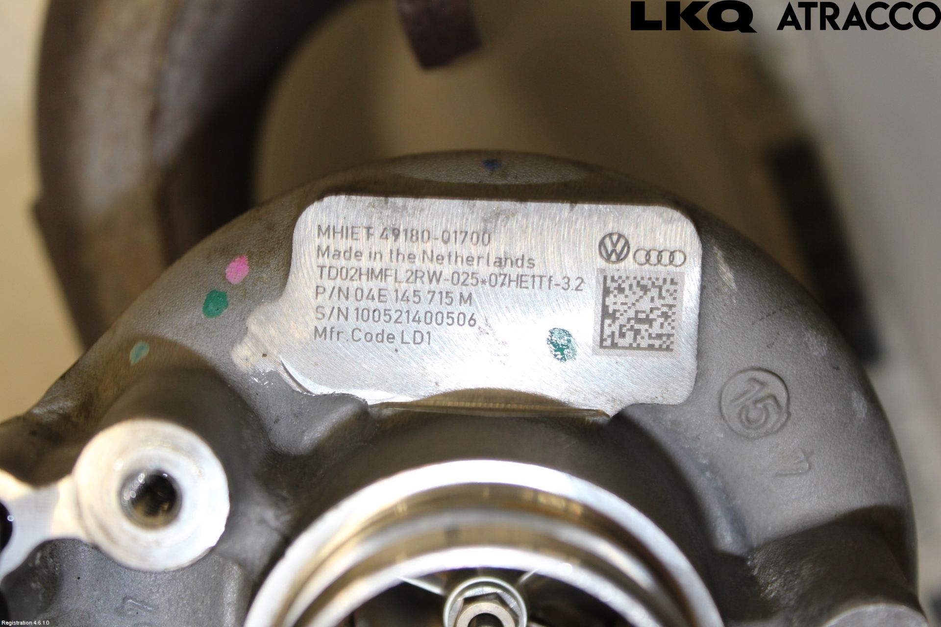 Volkswagen VW PASSAT 20-24 Turboaggregat