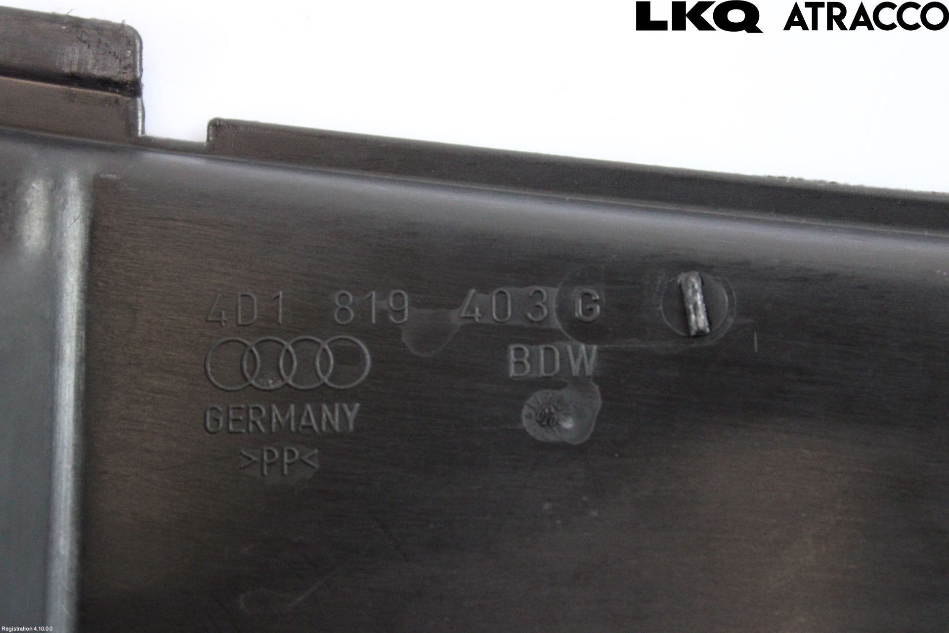 Audi A8/S8 4D 94-02 Visker Deksel-Grill-Under Frr