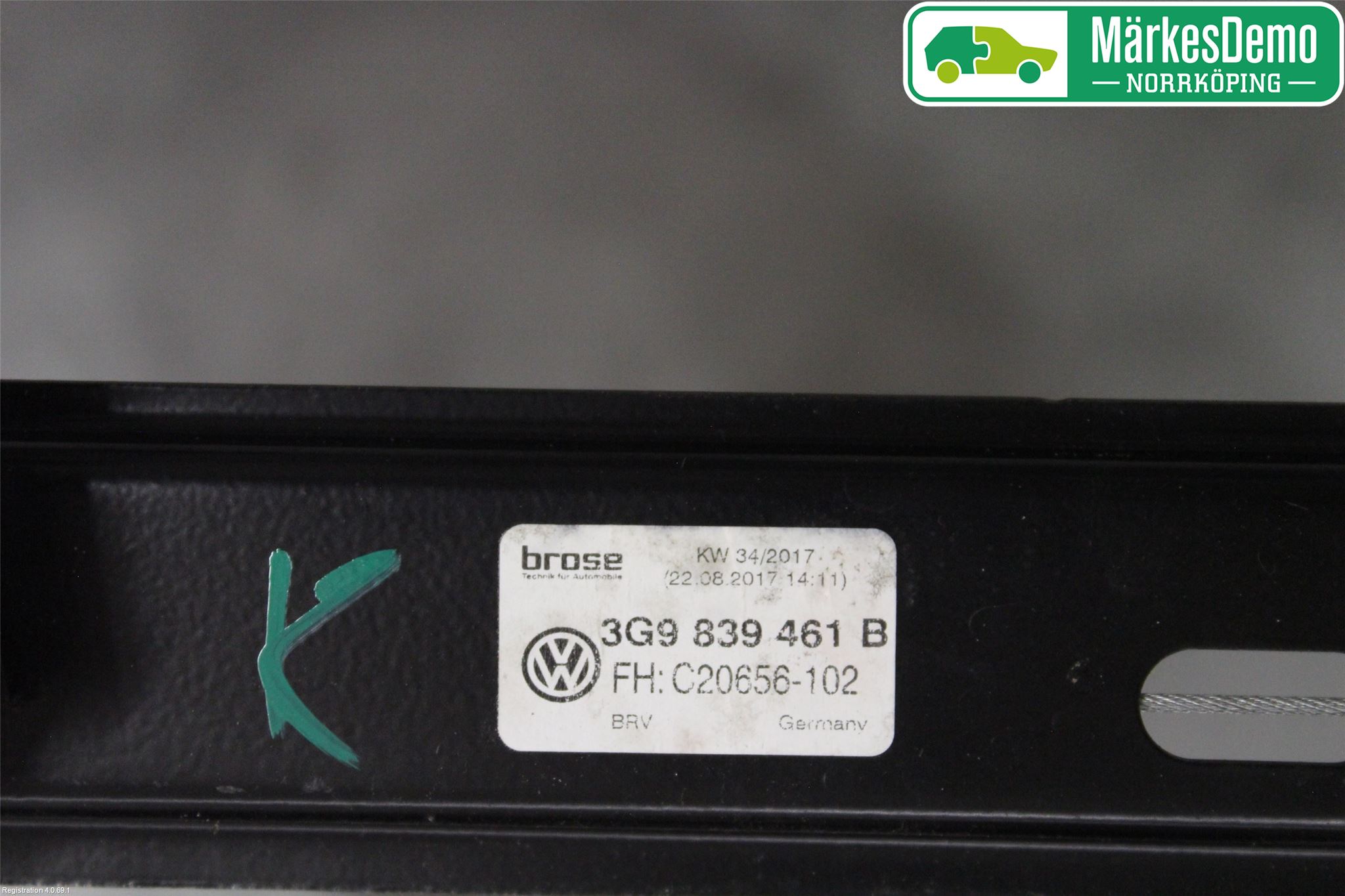 Volkswagen VW PASSAT 15-19 Vindusheis El Komp