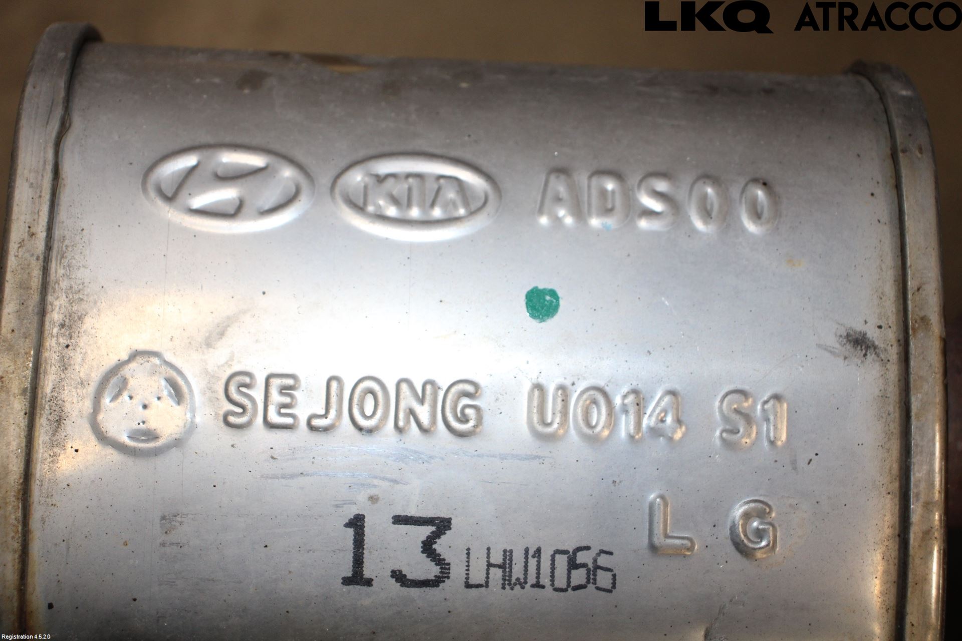 Hyundai IONIQ AE 17-22 Eksos Midtre Potte