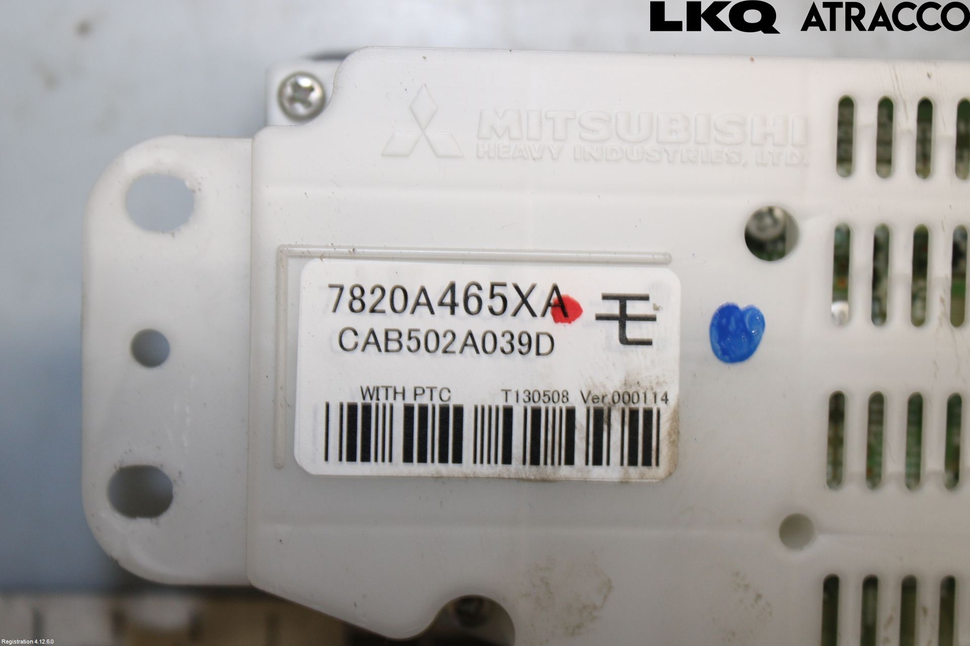 Mitsubishi OUTLANDER 13-21 Varmeapparat Panel(Regulering)