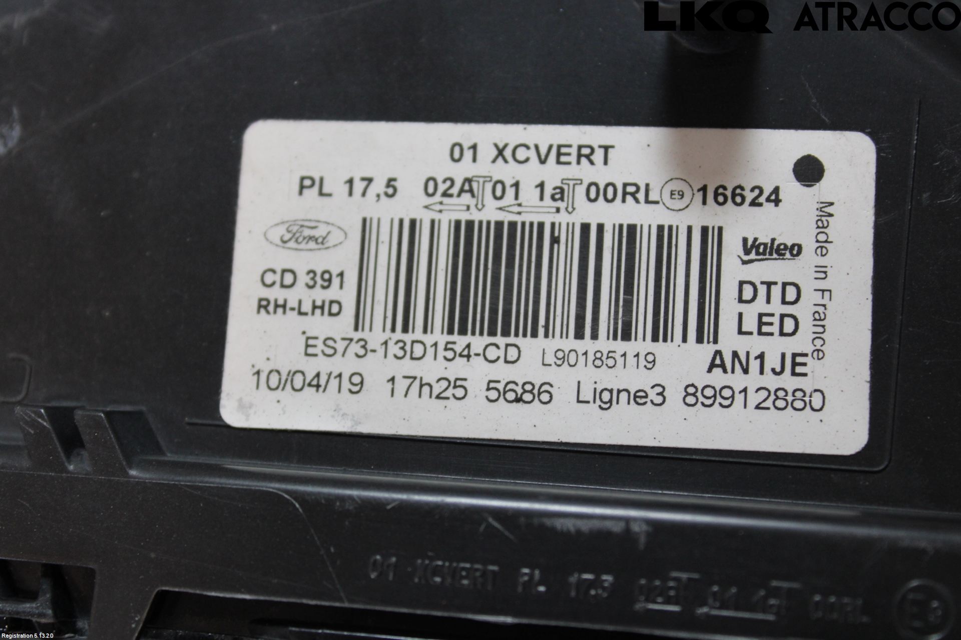 Ford MONDEO 15-22 Frontlykt Høyre
