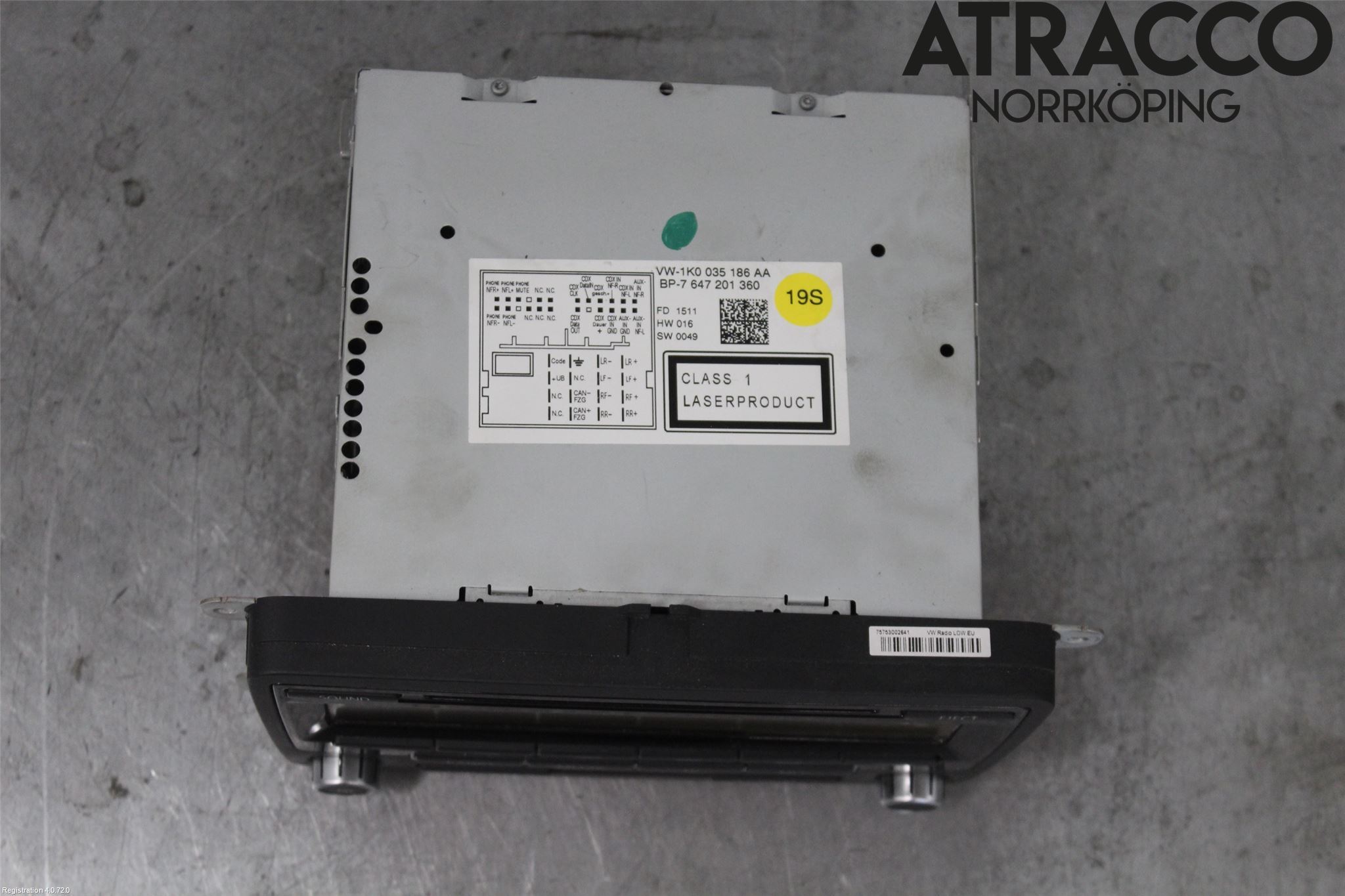 Volkswagen VW PASSAT 11-14 Stereo Radio Med Cd