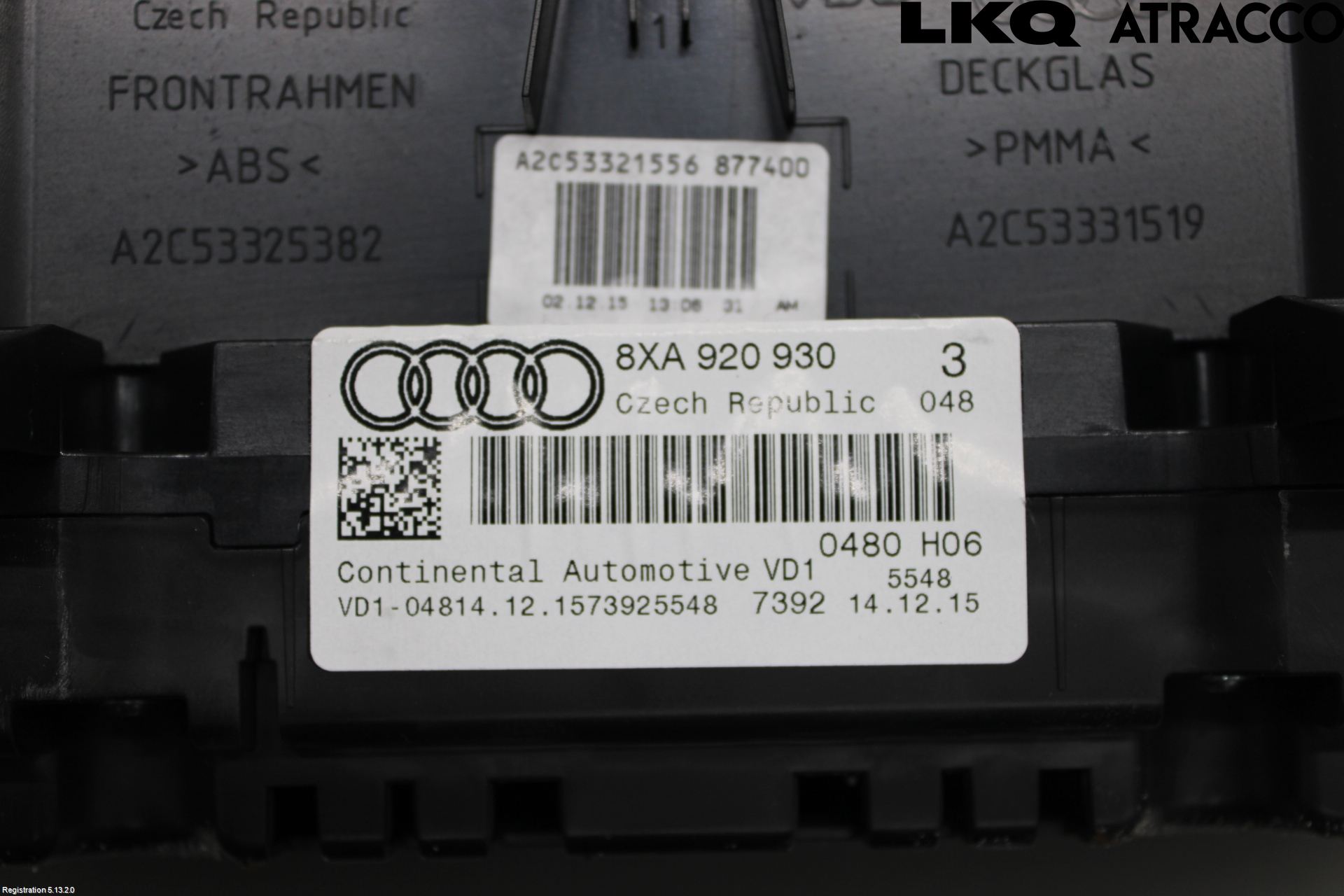 Audi A1/S1 11-18 Instr Kombinert