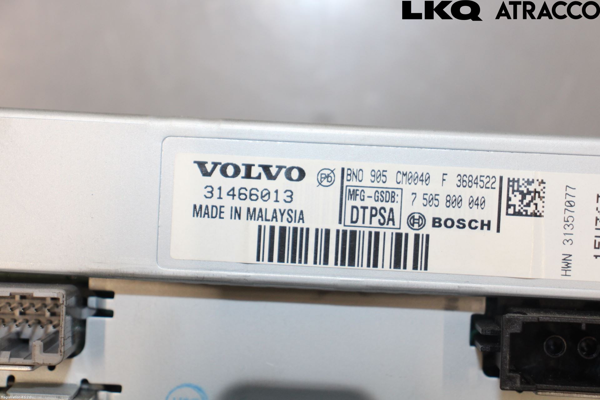 Volvo V60 14-18 Instr Skjerm Dvd-Gps-Ac-Tlf