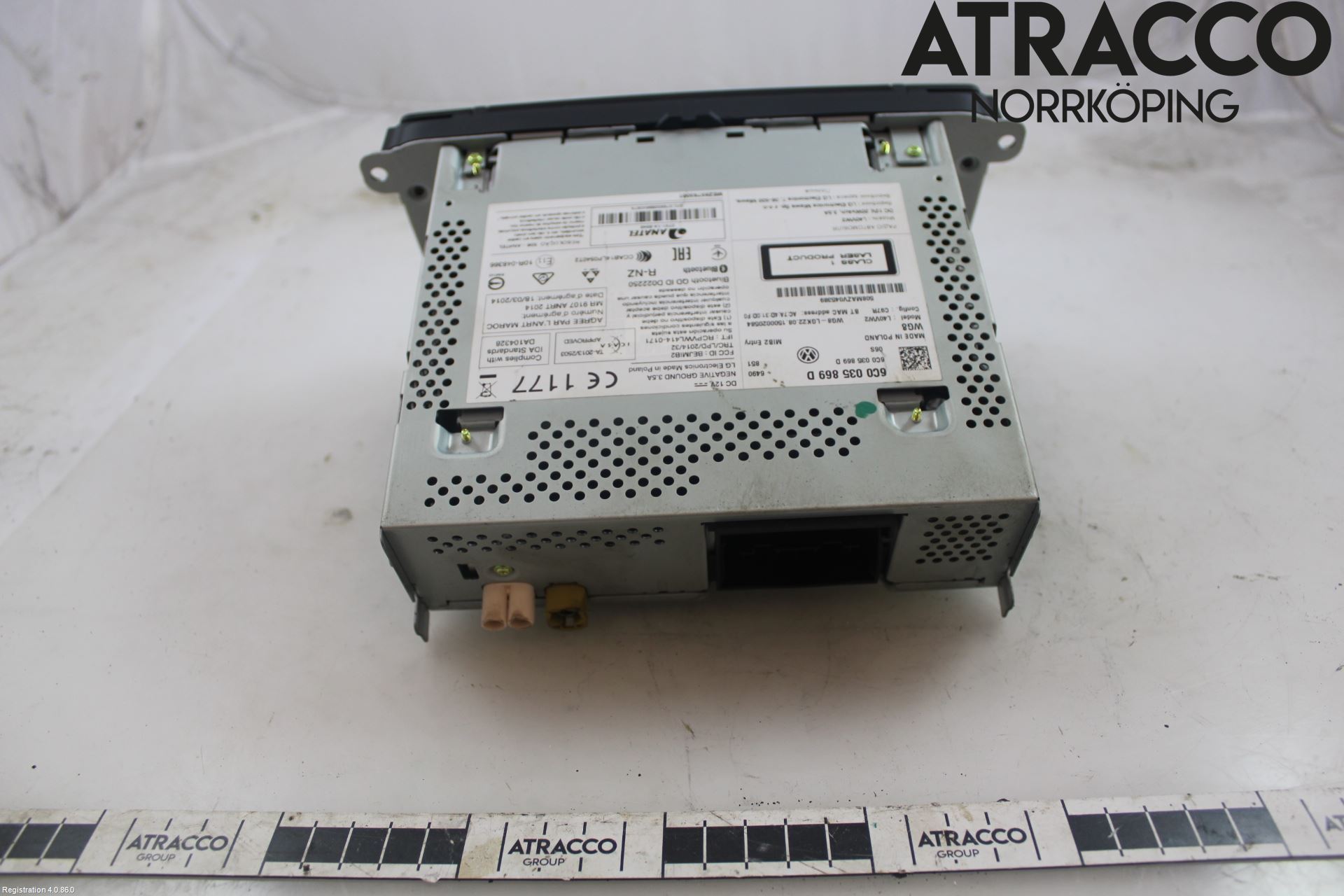 Volkswagen VW POLO 10-17 Stereo Radio Med Cd