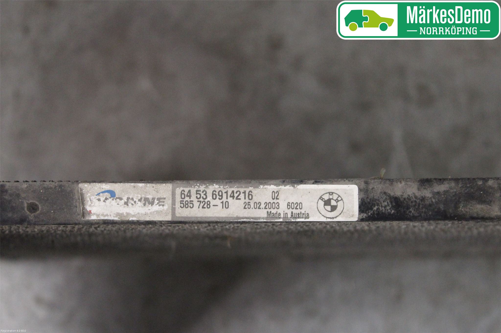 BMW X5 E53     99-06 Varme Ac Kondenser-Kjøler
