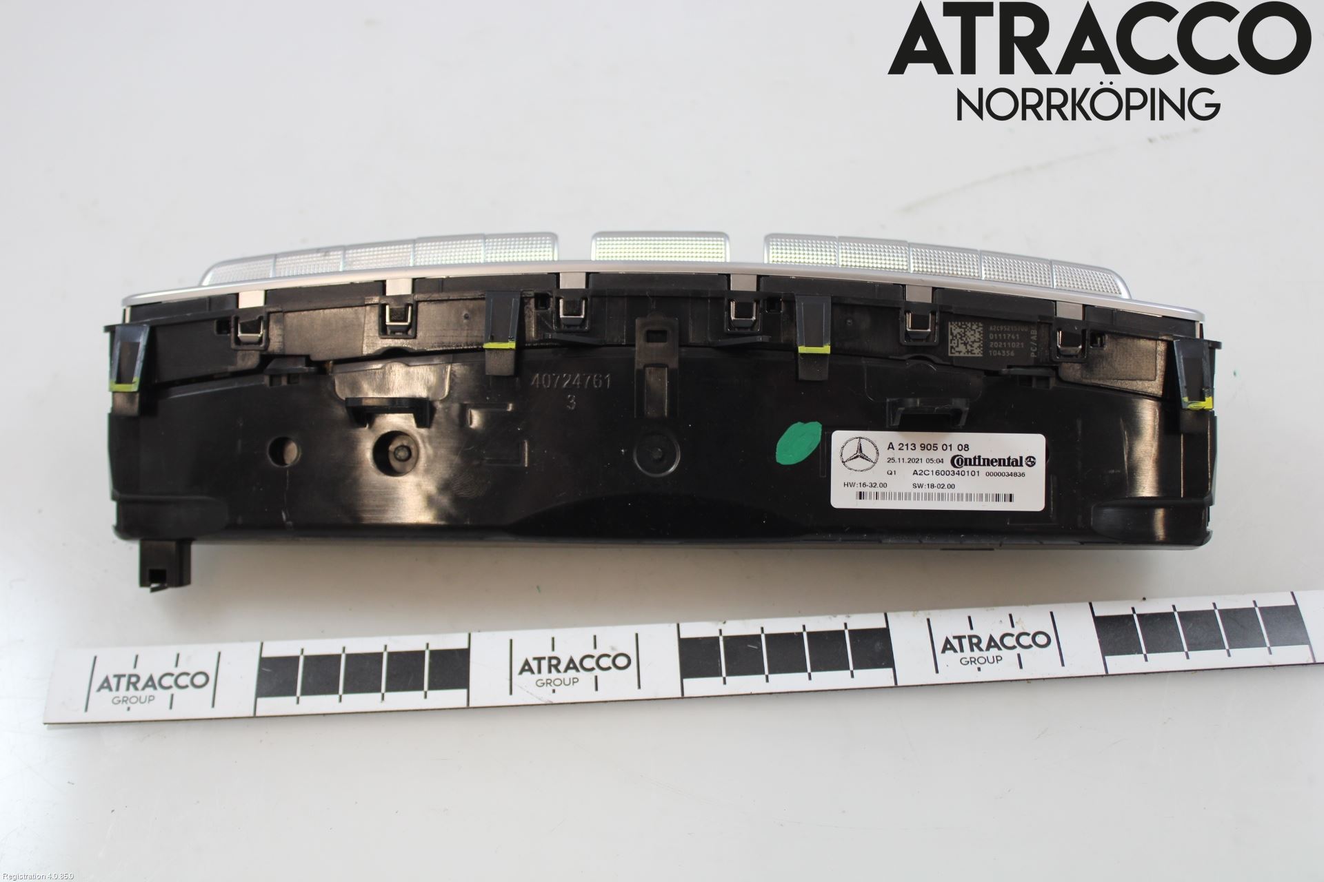 Mercedes-Benz MB AMG GT (C190/R190) 14-22 Varmeapparat Panel(Regulering)