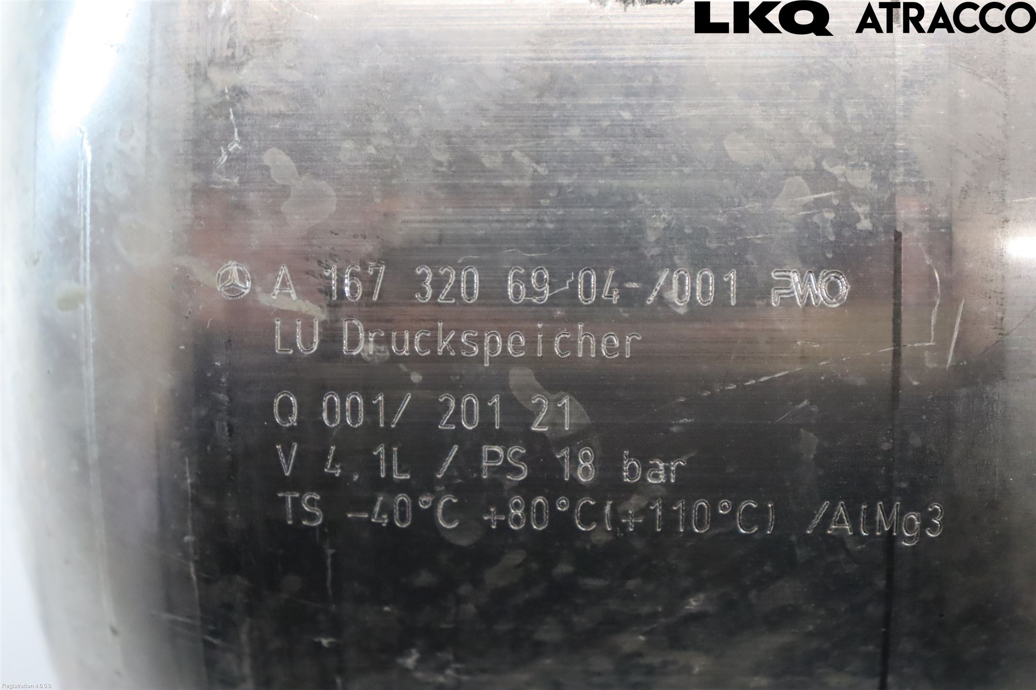 Mercedes-Benz MB GLE-KLASS (W167/V167/C167) 19- Nivå/Lufrfrändring Trycktank