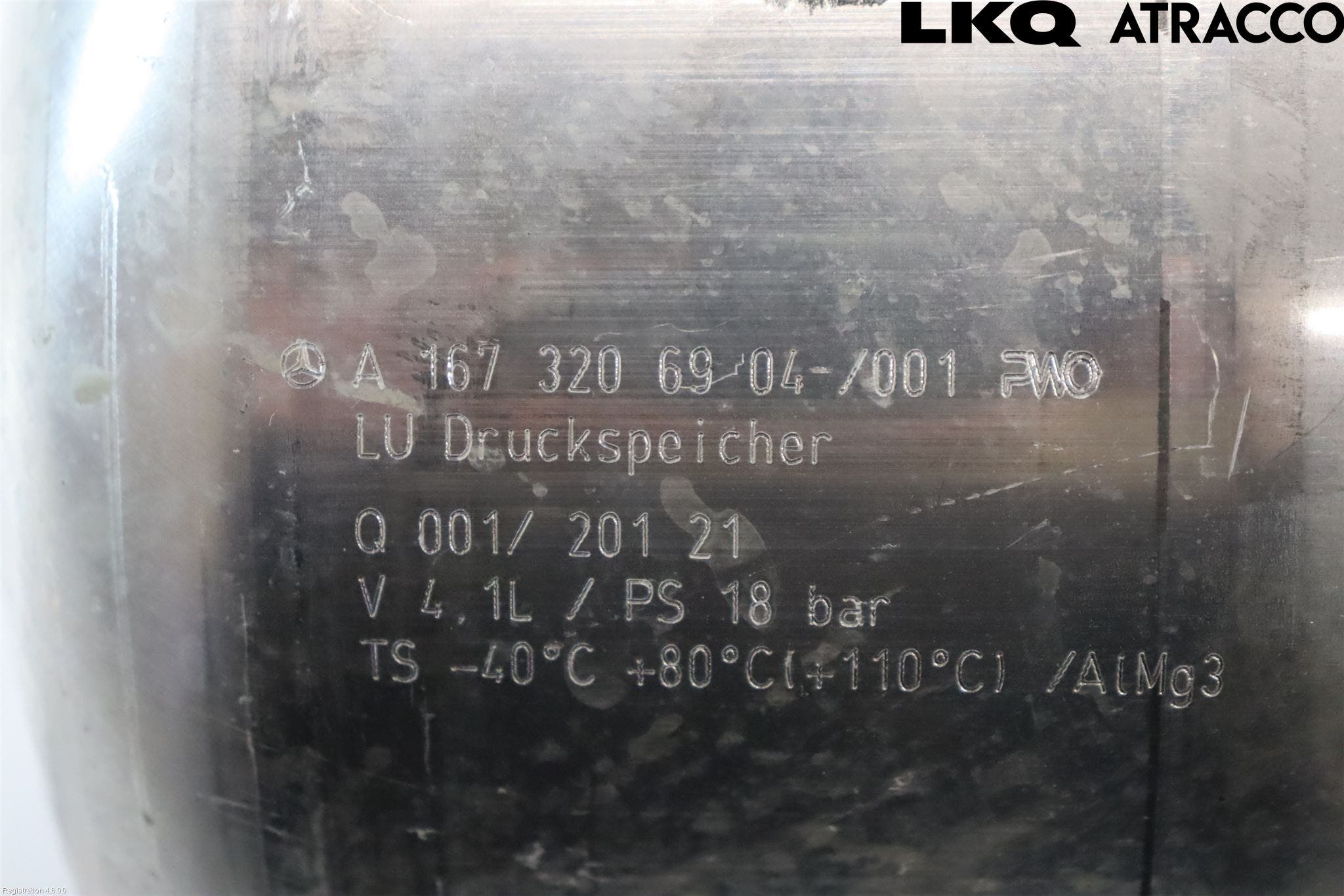Mercedes-Benz MB GLE-KLASS (W167/V167/C167) 19- Nivå/Lufrfrändring Trycktank