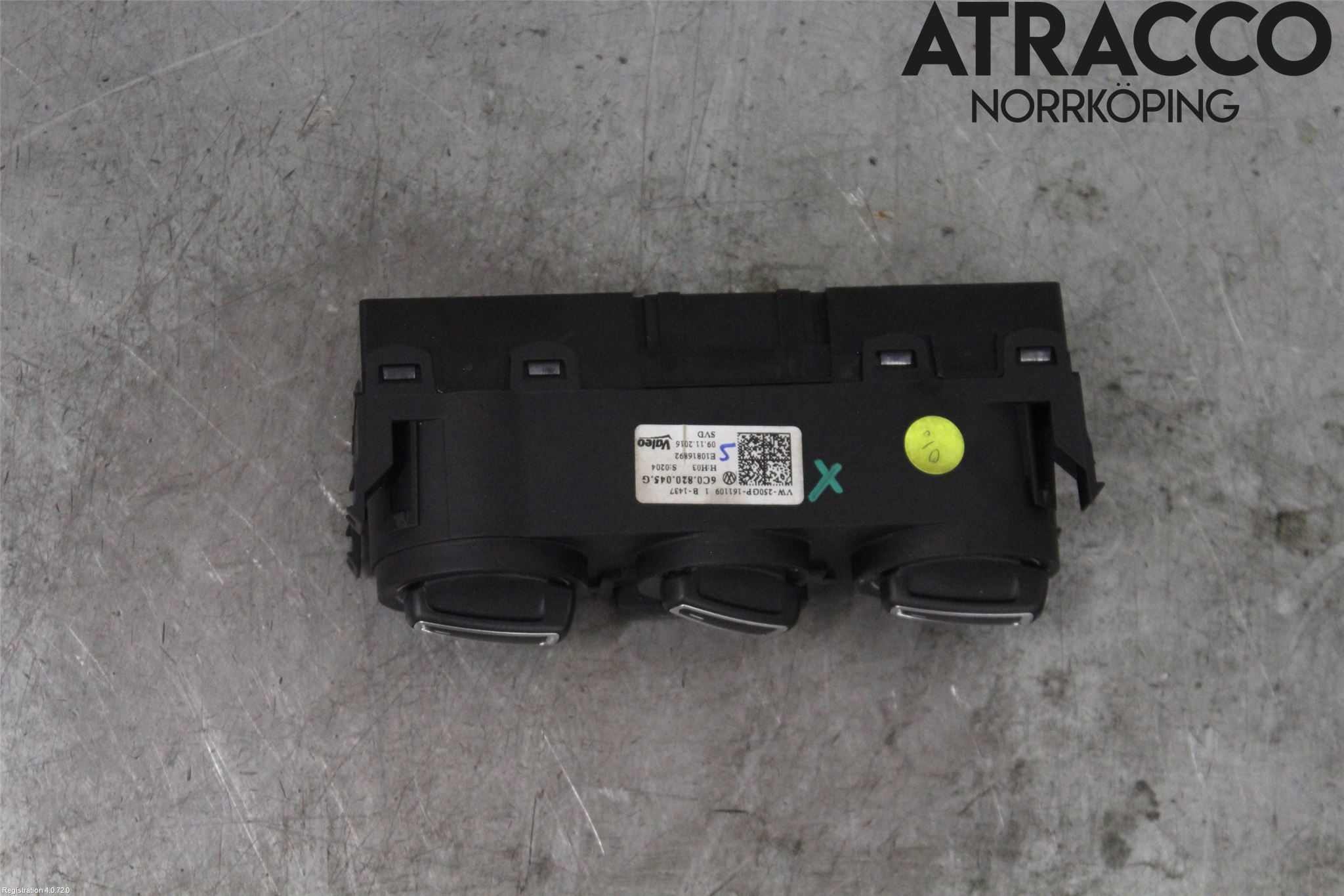 Volkswagen VW POLO 10-17 Varmeapparat Panel(Regulering)