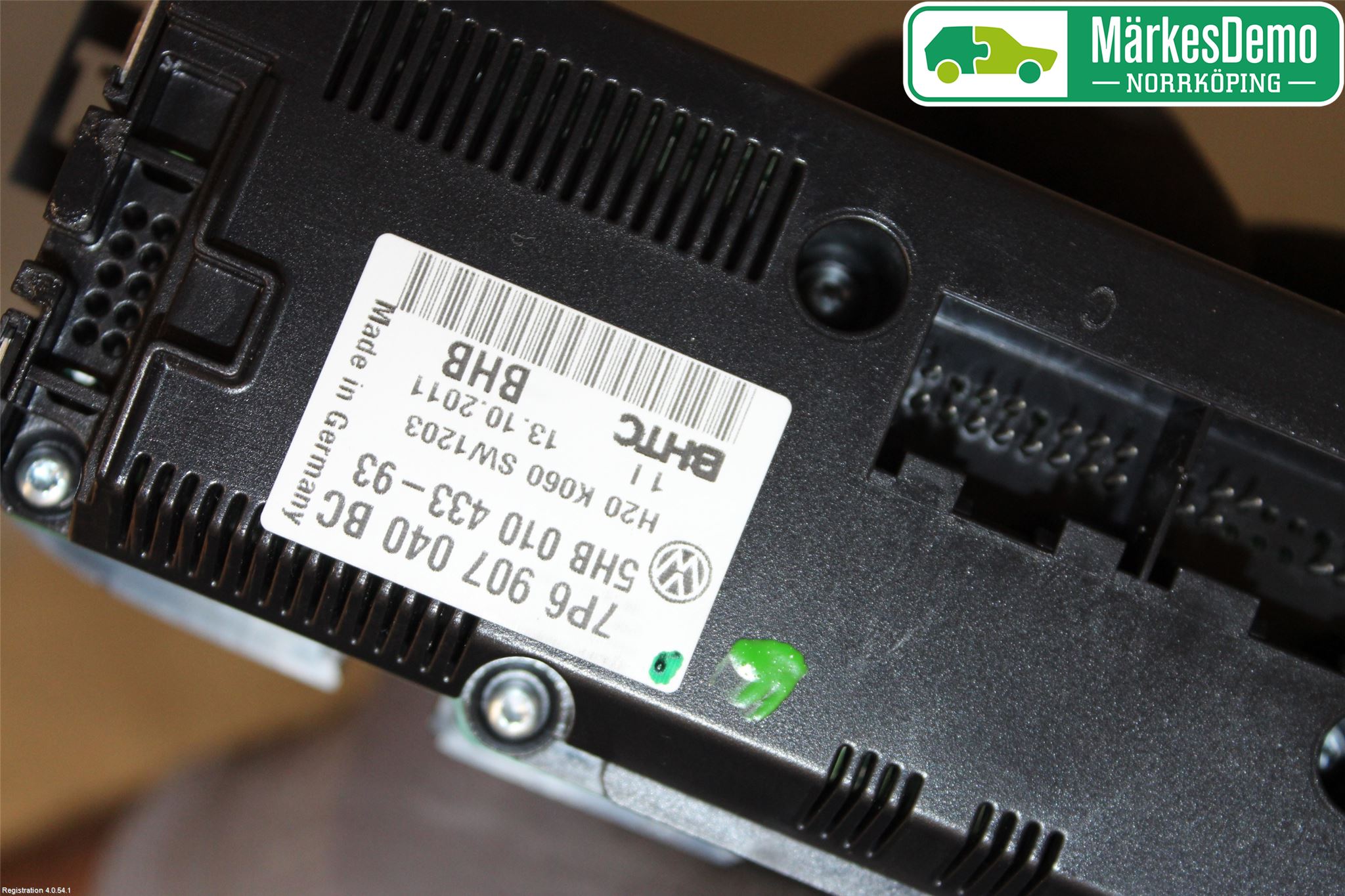 Volkswagen VW TOUAREG 7P 11-18 Varmeapparat Panel(Regulering)