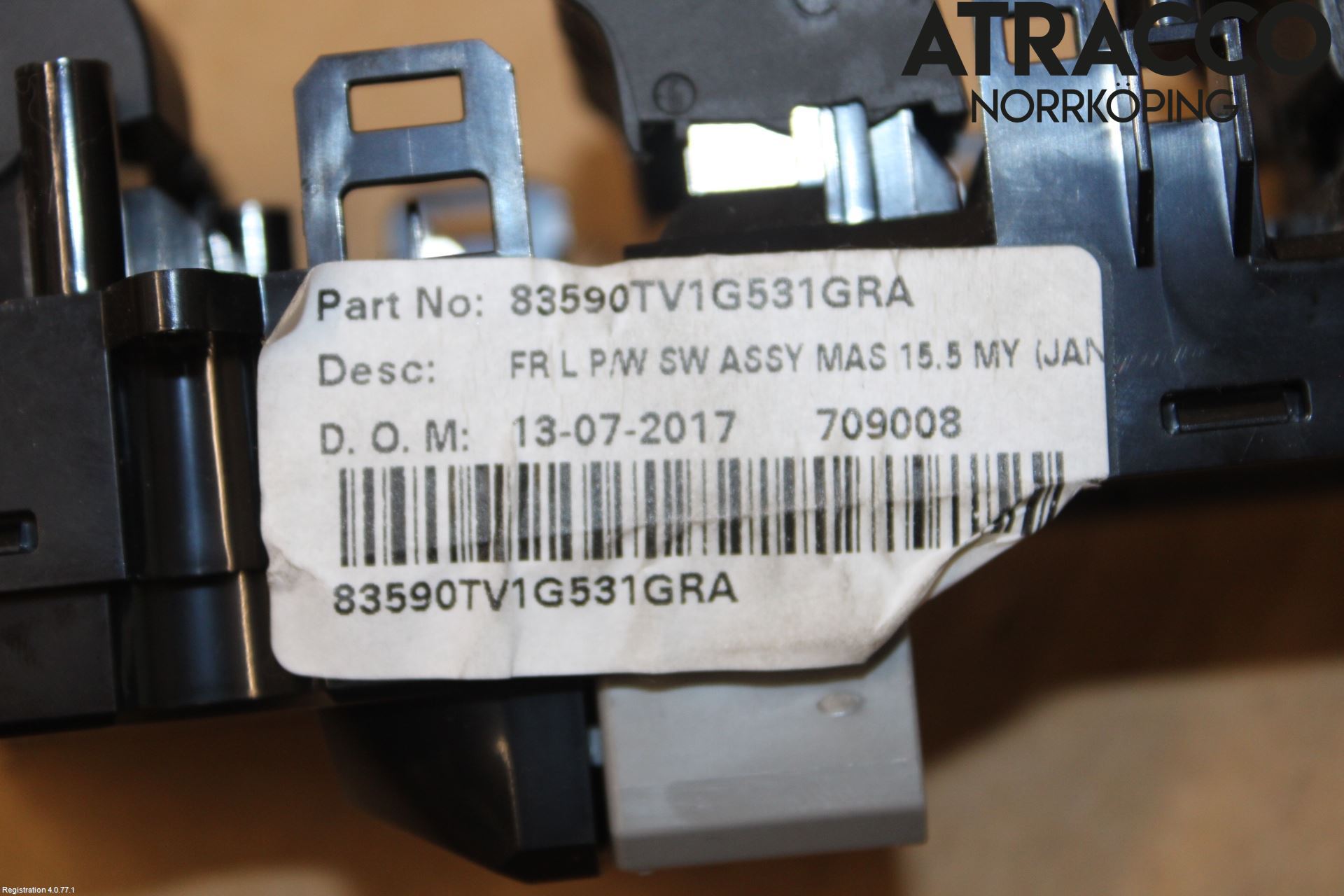 Honda CIVIC 17-22 Bryter Vindusheis