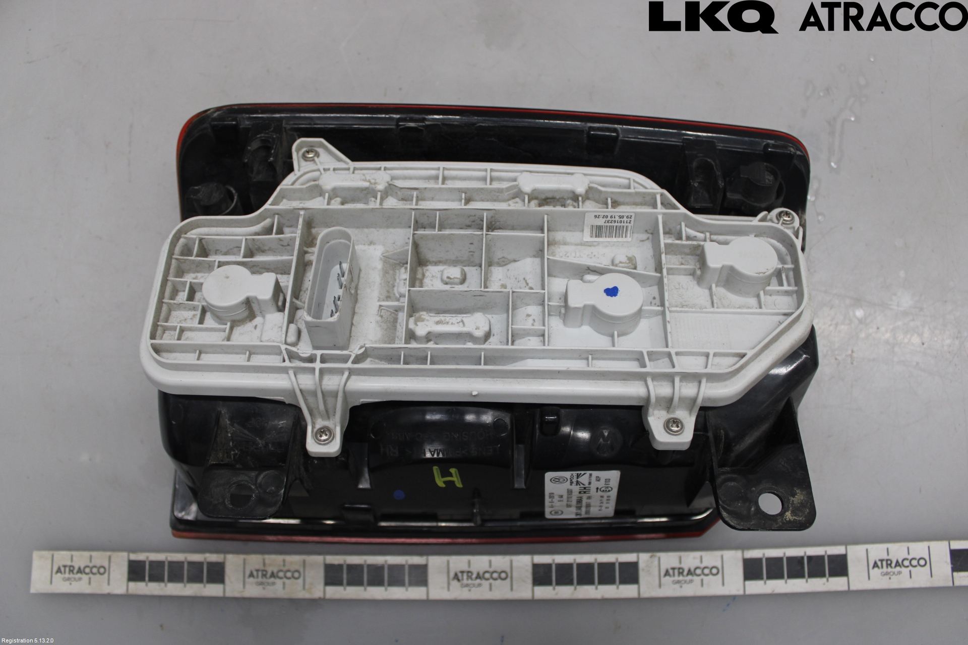 Volkswagen VW CADDY 16-20 Baklykt Høyre
