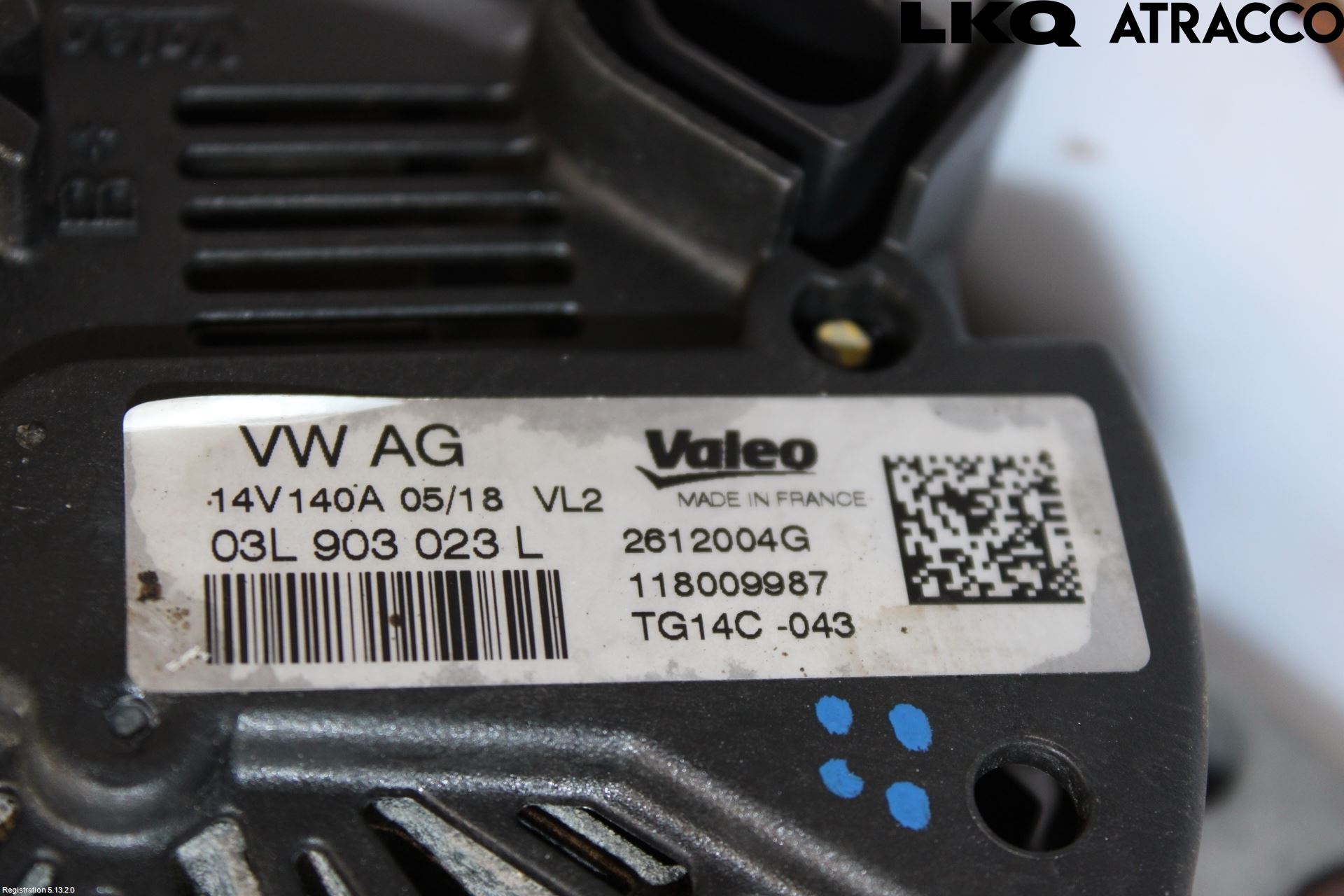Volkswagen VW CADDY 16-20 Dynamo
