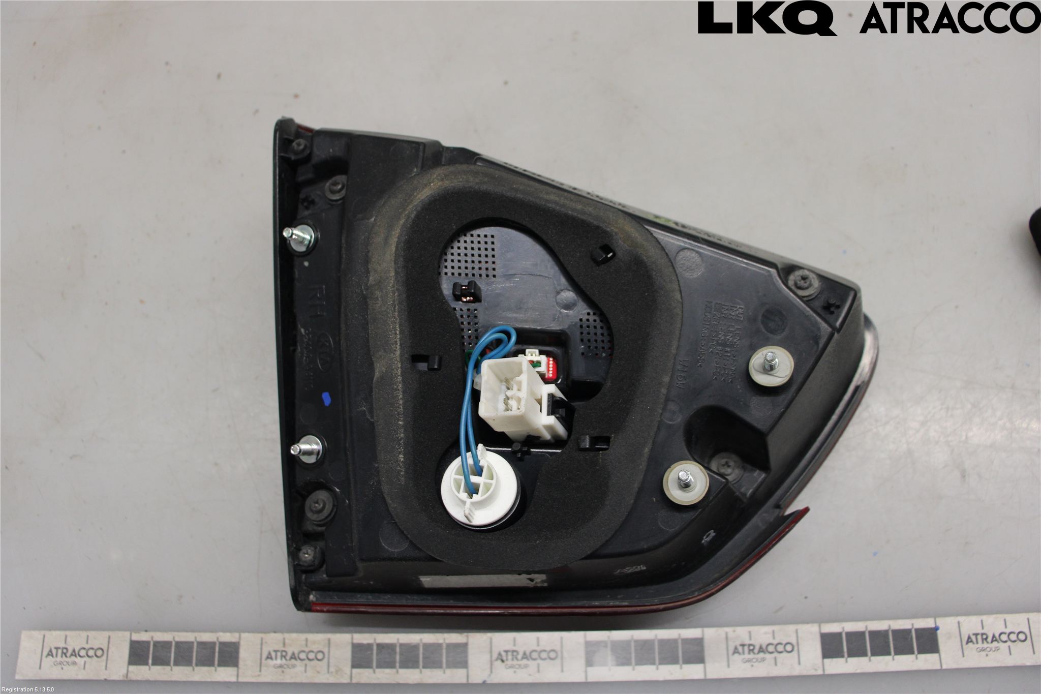 Kia CARENS III 13-19 Baklykt Høyre  På Luke(Indre)