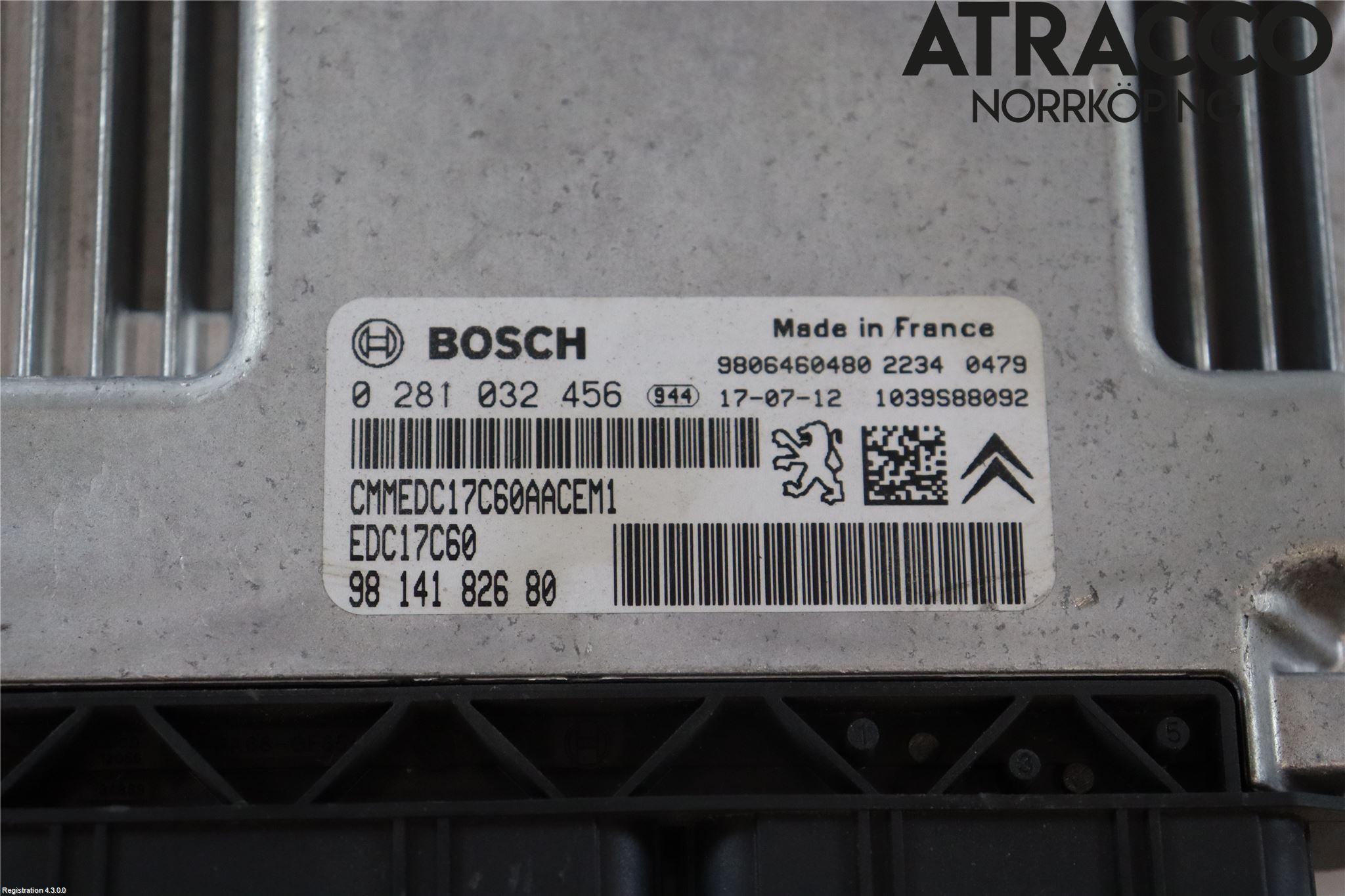 Citroen BERLINGO 08-18 Styreenhet Dieselpumpe