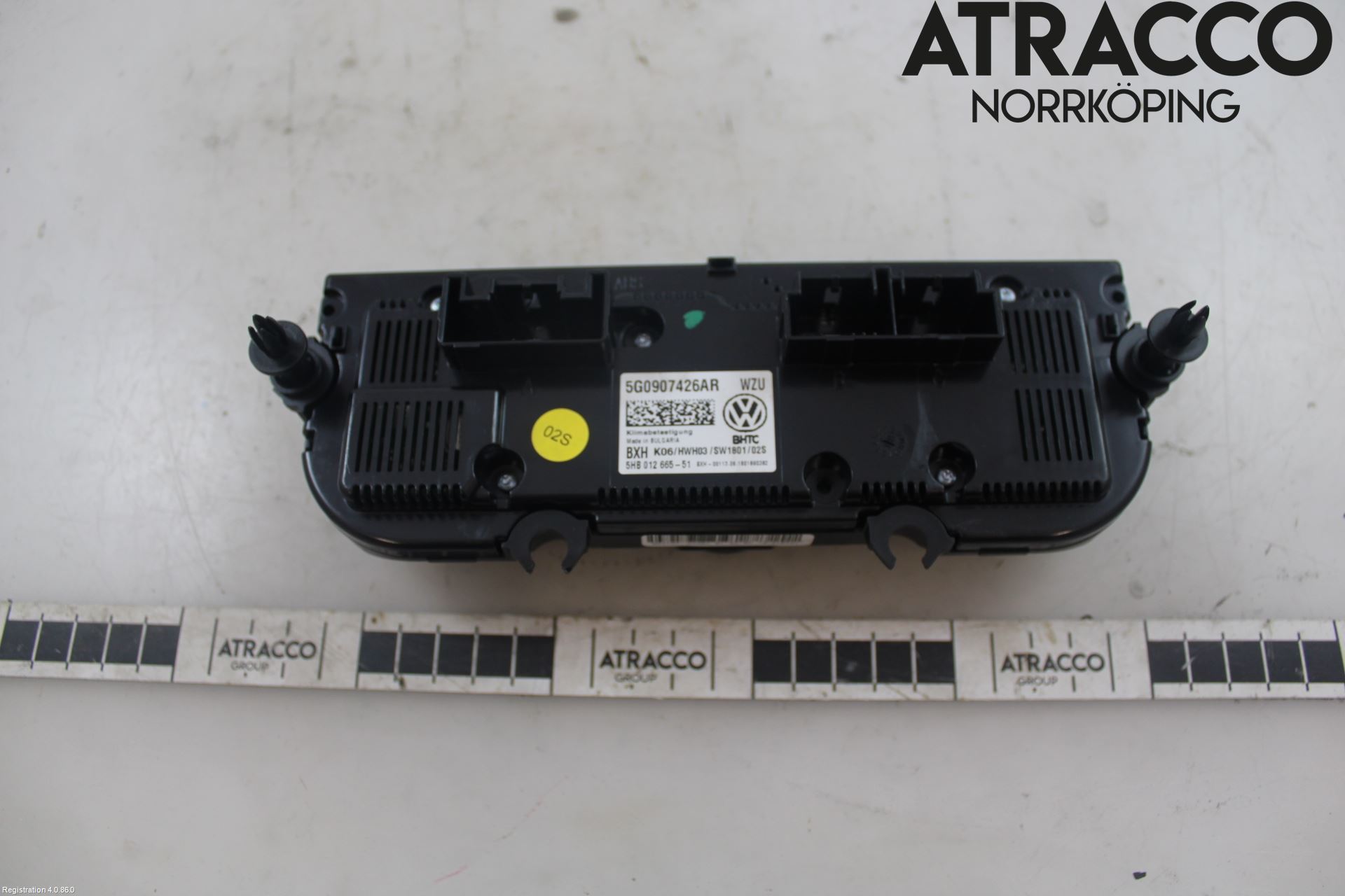 Volkswagen VW GOLF / E-GOLF VII 13-20 Varmeapparat Panel(Regulering)
