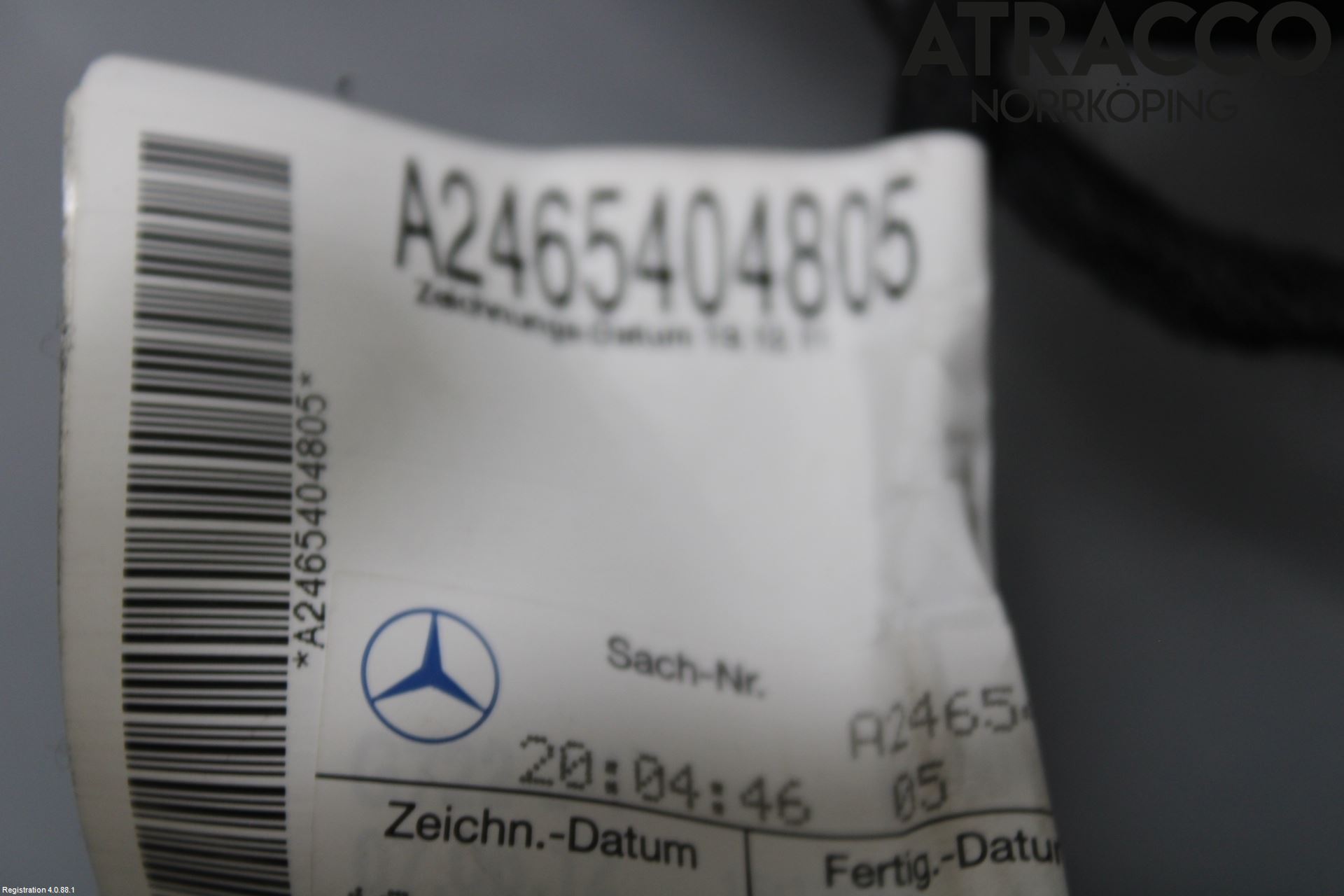Mercedes-Benz MB B-KLASS (W246/W242) 12-19 Ledningsnett