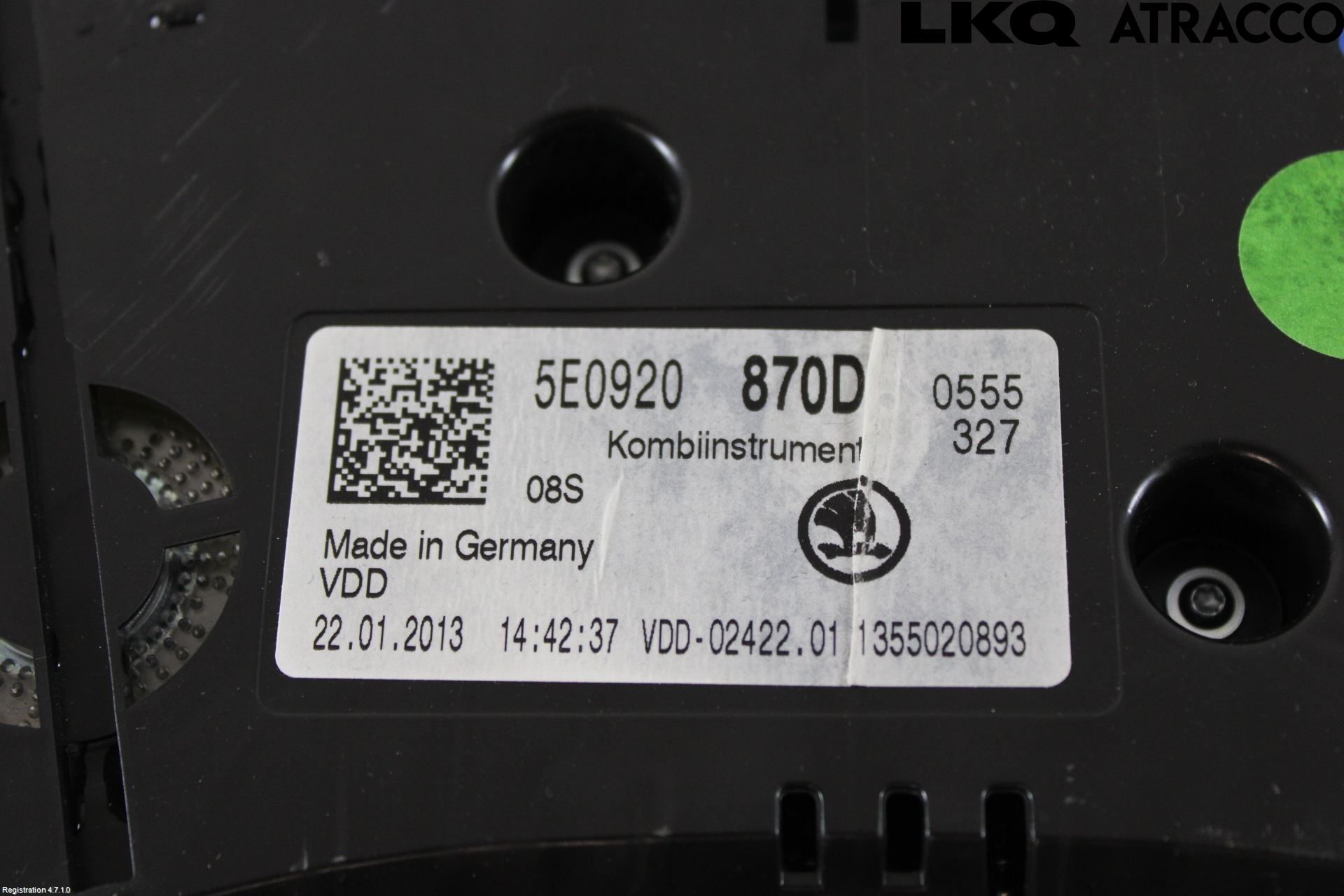 Skoda OCTAVIA (5E) 13-20 Instr Kombinert