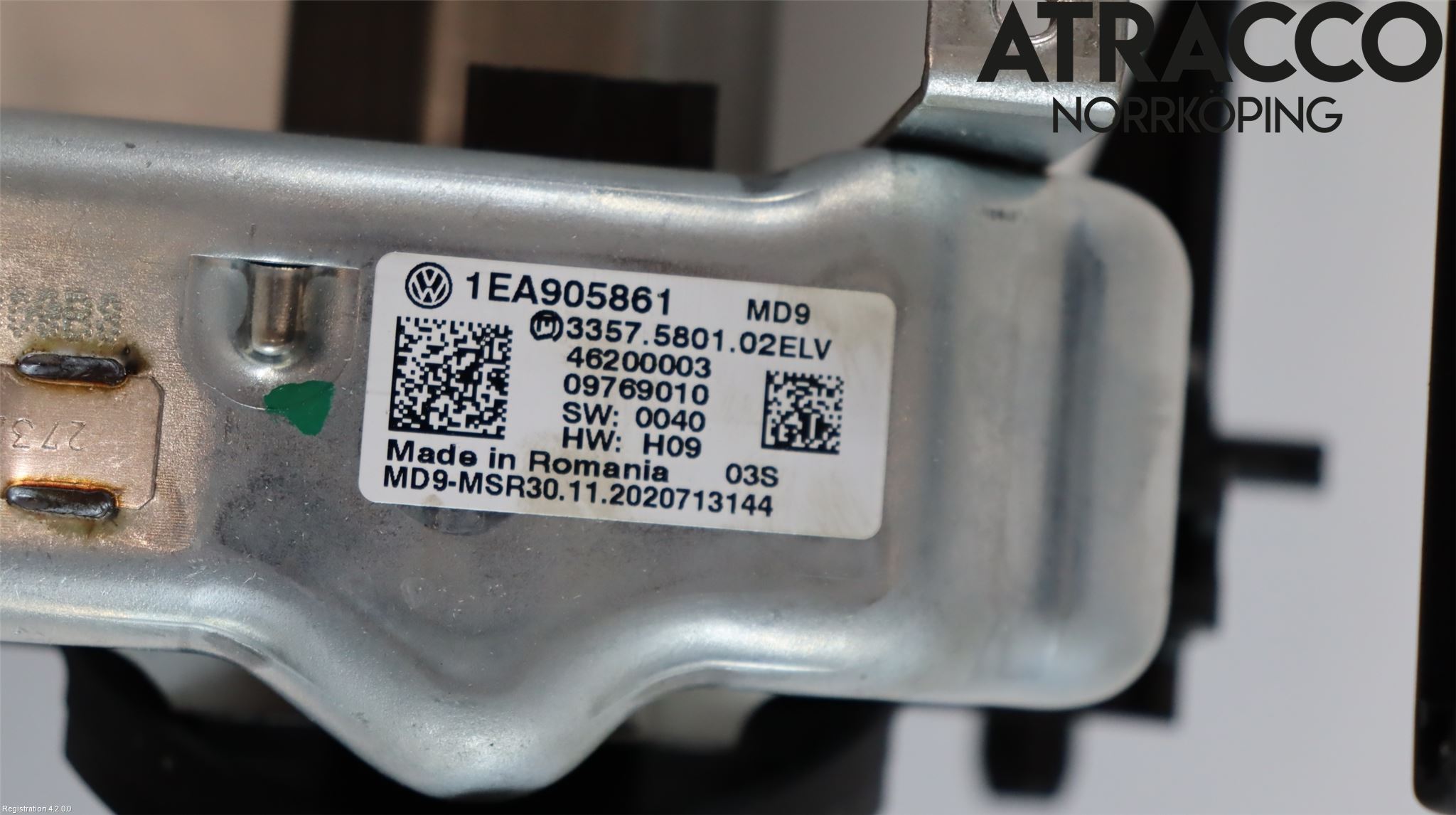 Volkswagen VW ID.3 21- Rattakselaggregat Justerbart