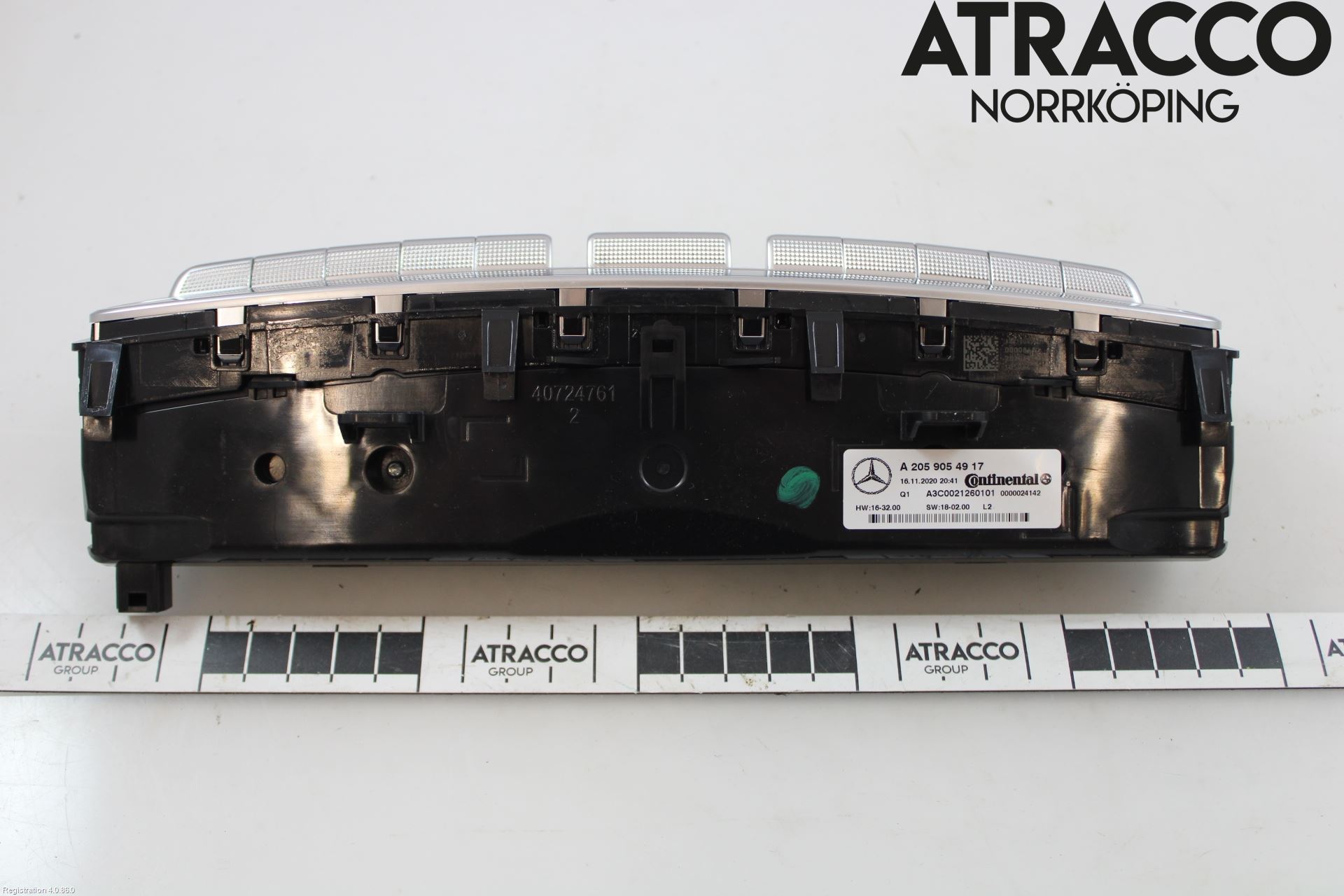 Mercedes-Benz MB EQC (N293) 20- Varmeapparat Panel(Regulering)