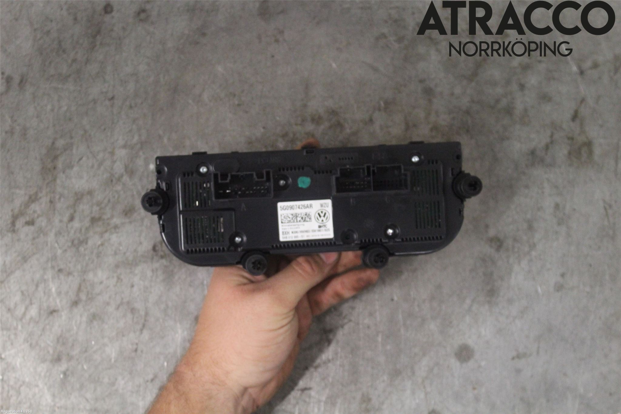 Volkswagen VW GOLF / E-GOLF VII 13-20 Varmeapparat Panel(Regulering)