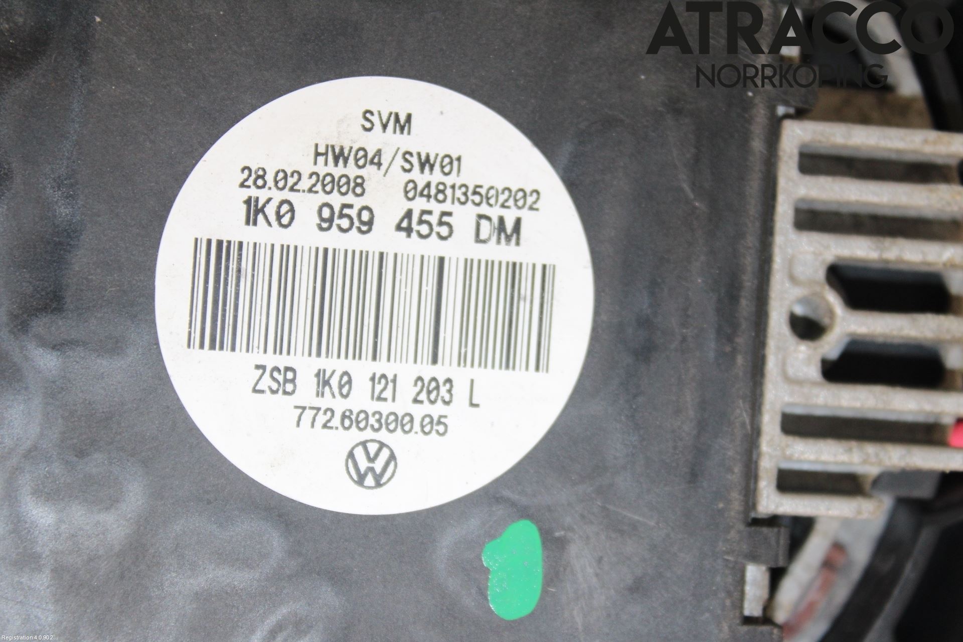 Volkswagen VW GOLF V 04-09 Kjølevifte Elektrisk
