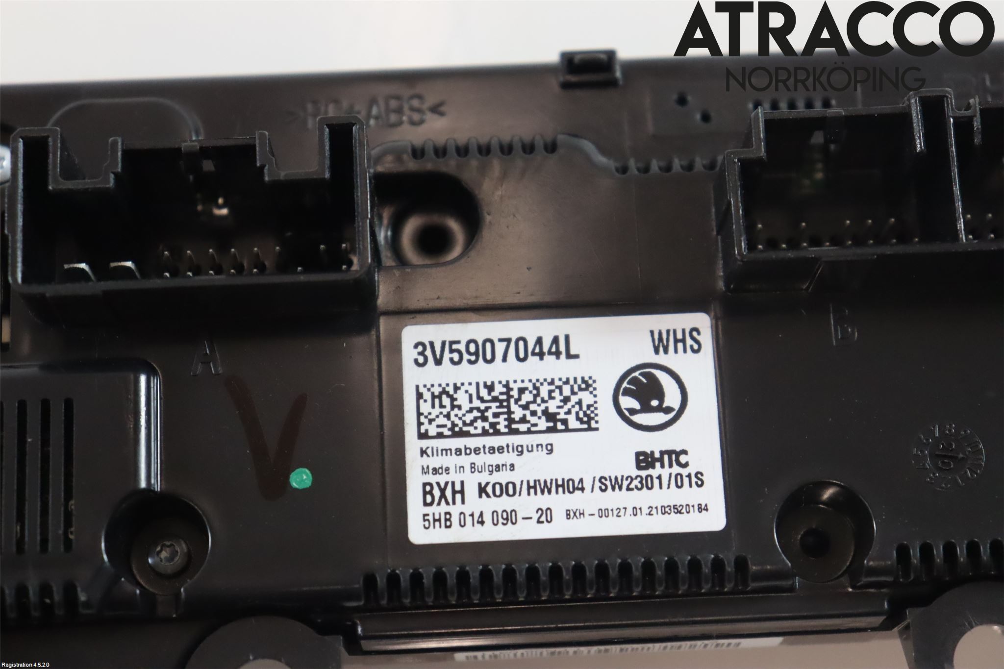 Skoda SUPERB 16-24 Varmeapparat Panel(Regulering)