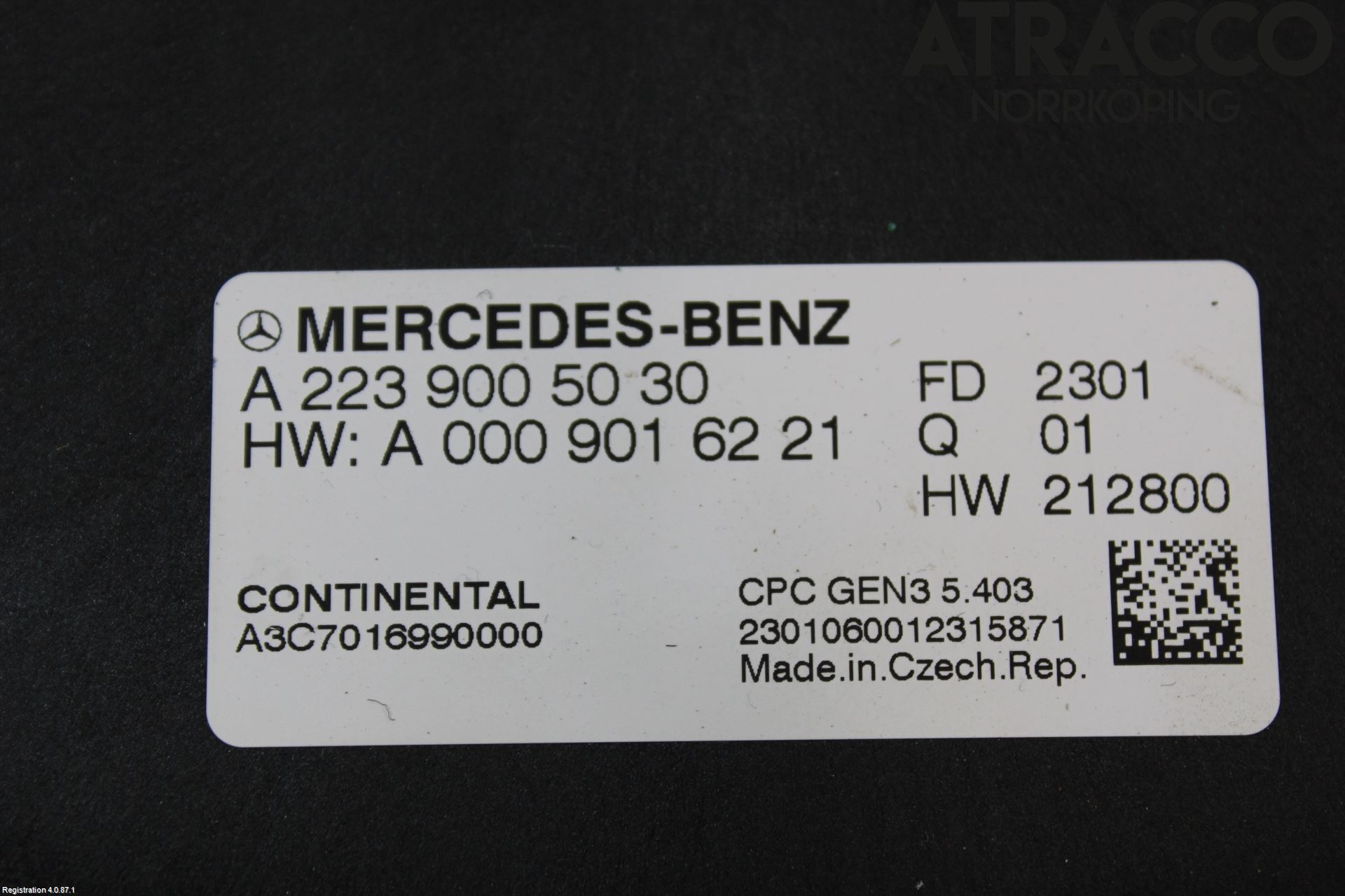 Mercedes-Benz MB GLC-KLASS (X254) 22- Styreenhet Øvrig