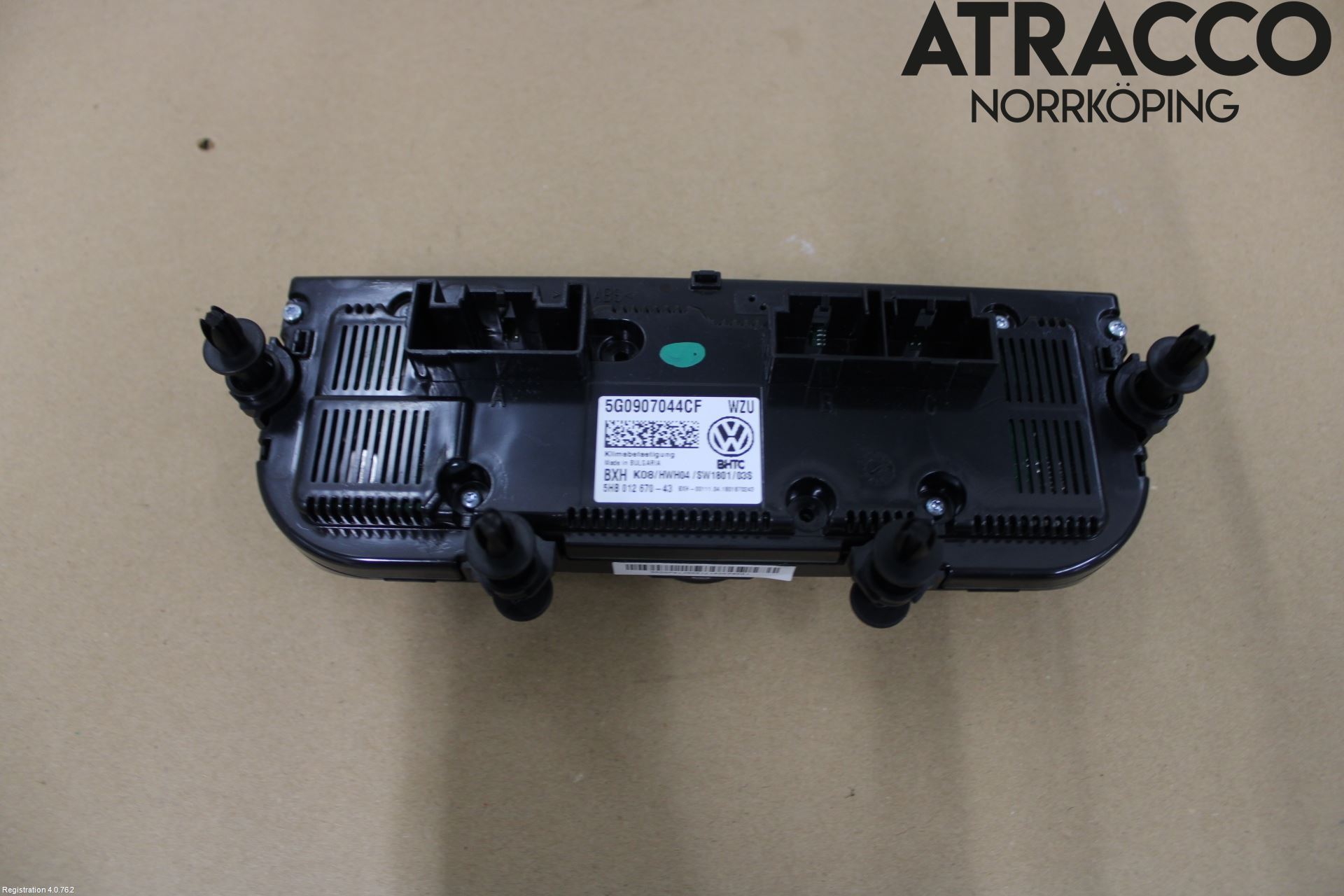Volkswagen VW GOLF / E-GOLF VII 13-20 Varmeapparat Panel(Regulering)