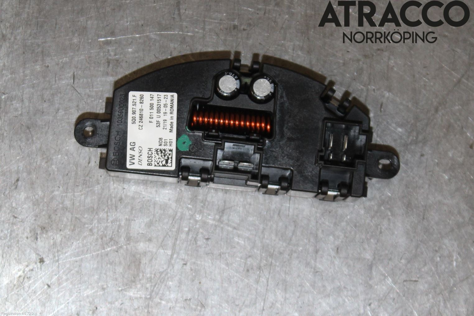 Volkswagen VW PASSAT 15-19 Varmeapparat Viftemotstand