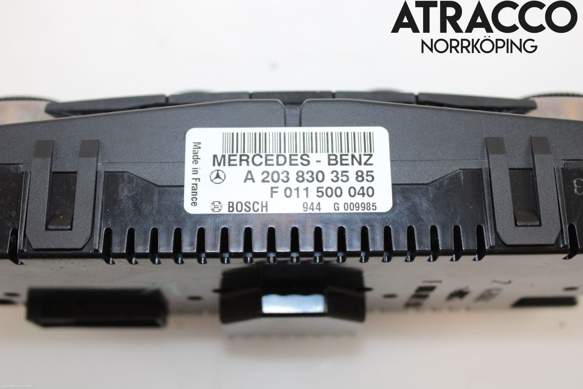 Mercedes-Benz MB C (203) 00-07 Varmeapparat Panel(Regulering)