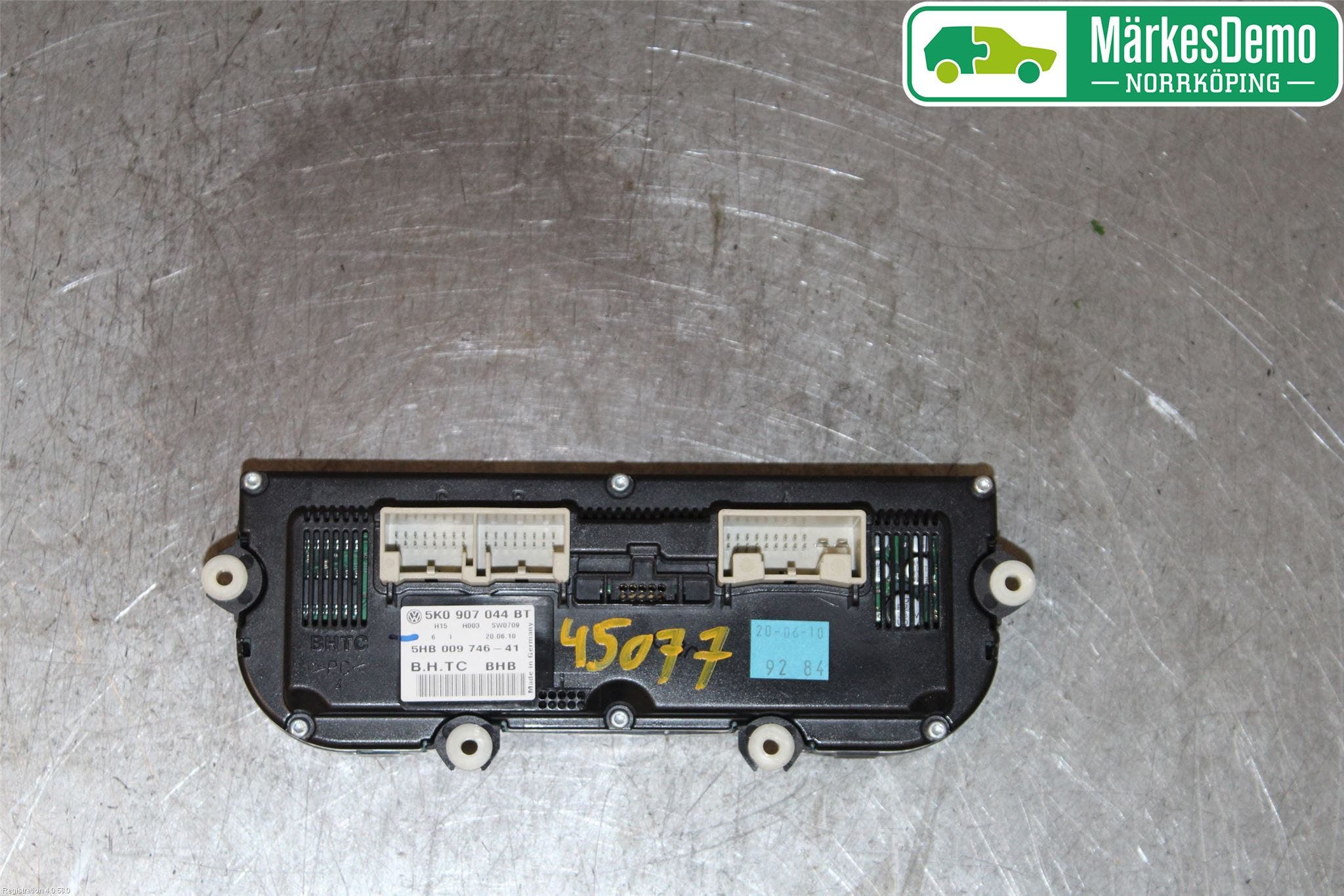Volkswagen VW GOLF VI 09-13 Varmeapparat Panel(Regulering)
