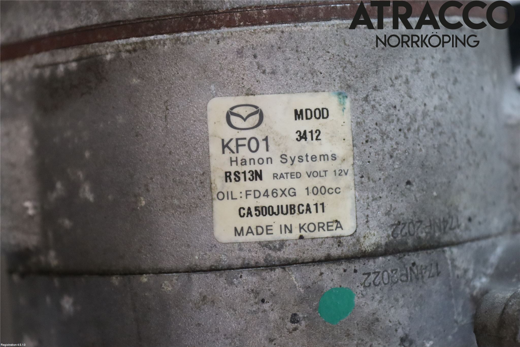 Mazda CX-5 17- Varme Ac Kompressor