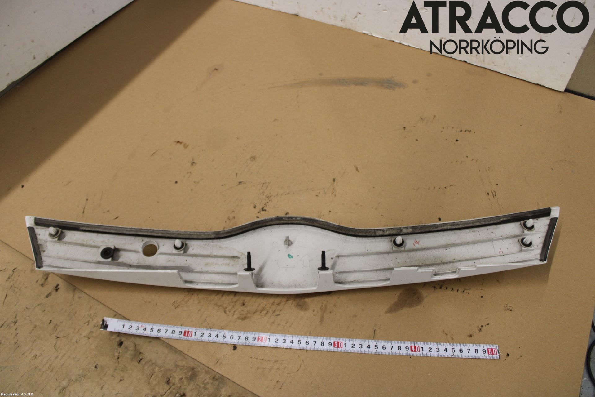 Toyota VERSO-S 11-16 Refleksplate - Skiltplate