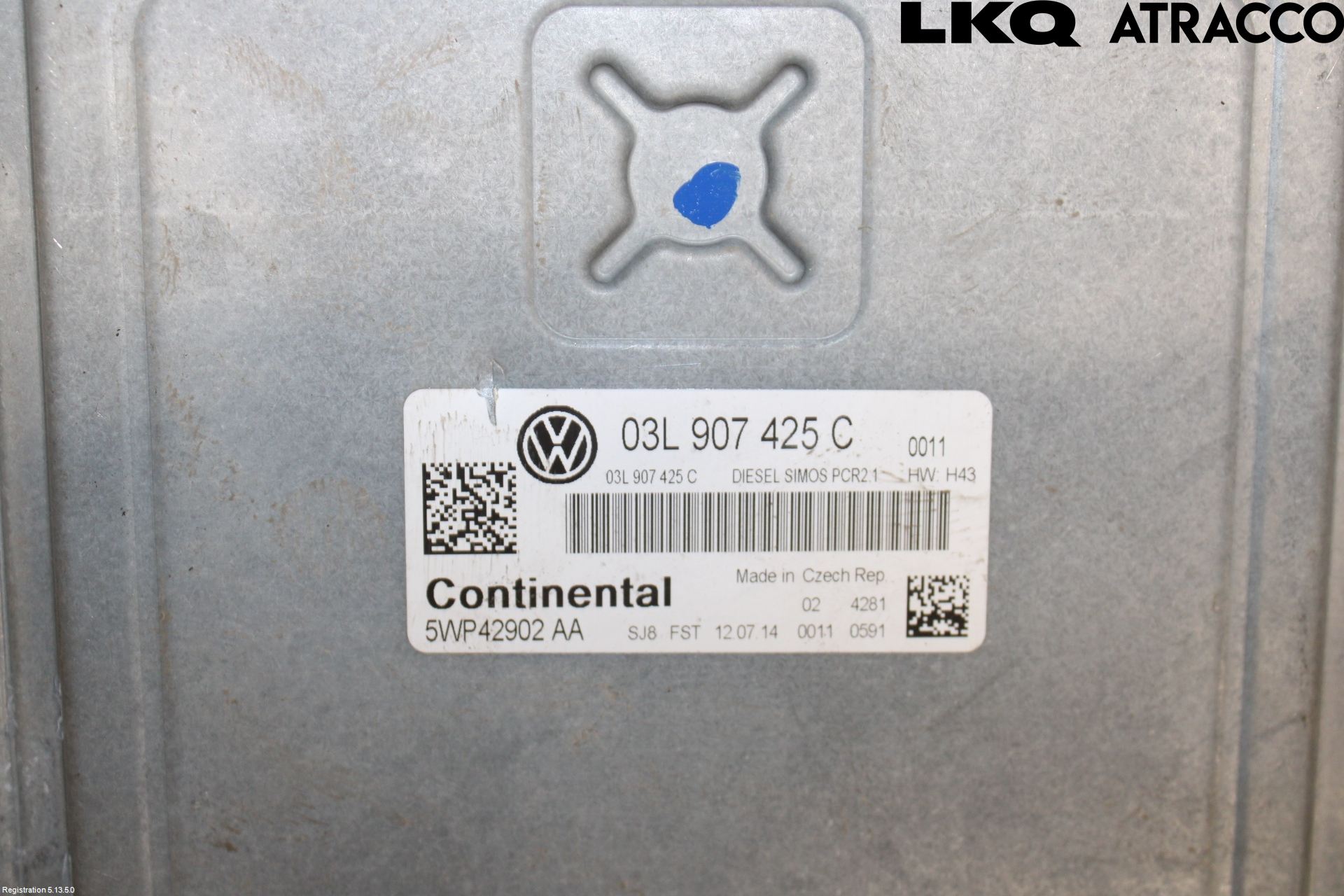 Volkswagen VW CADDY      04-10 Styreenhet Dieselpumpe