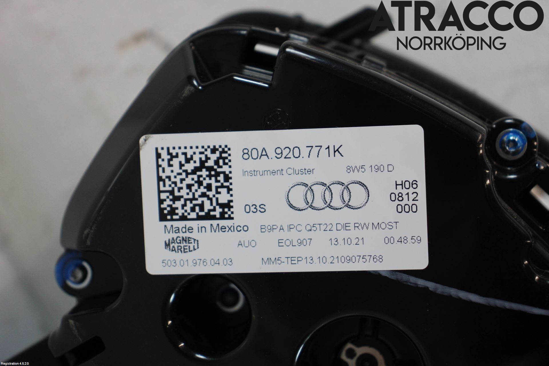 Audi Q5/SQ5 17- Instr Kombinert